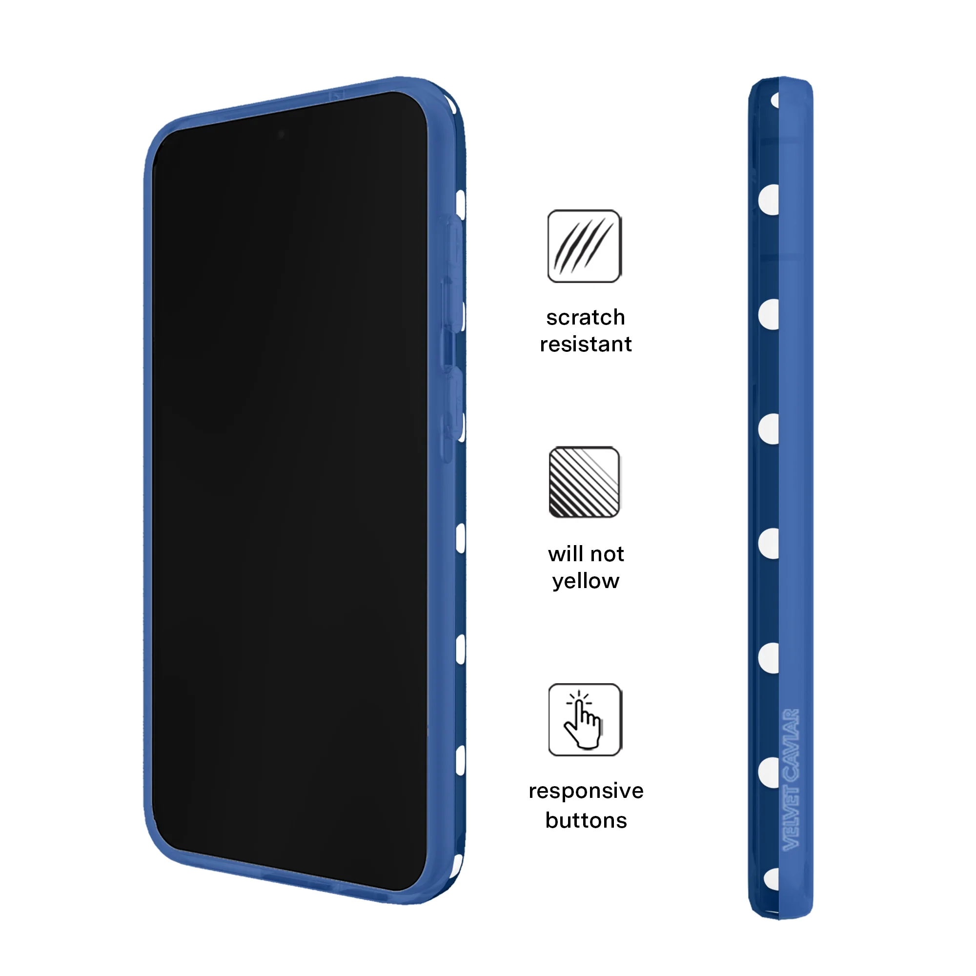Midnight Polka Dot Samsung Case - Image 5