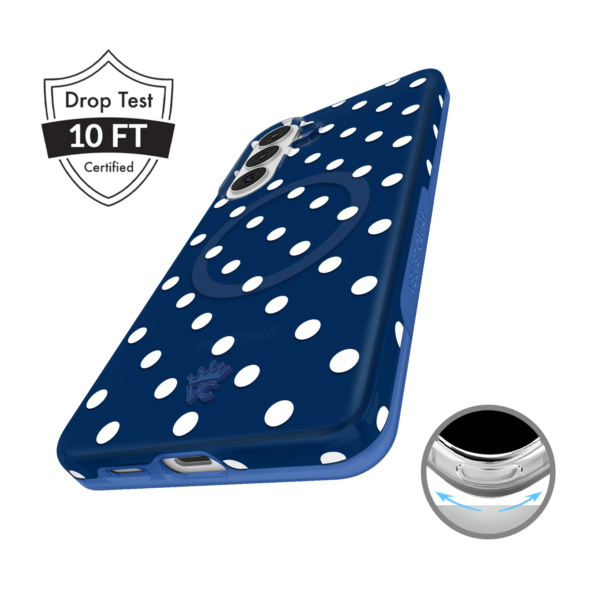 Midnight Polka Dot Samsung Case - Image 52