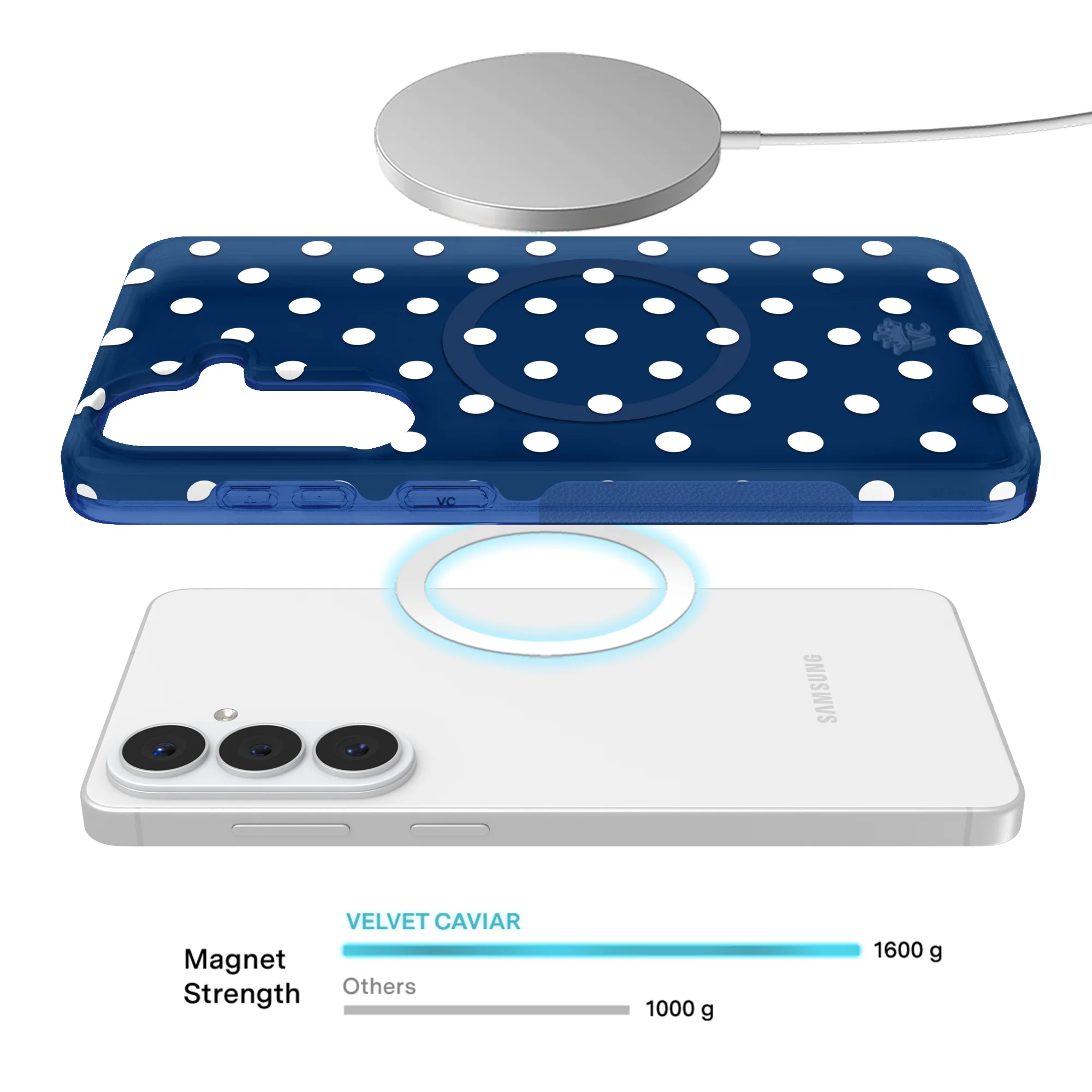 Midnight Polka Dot Samsung Case - Image 54
