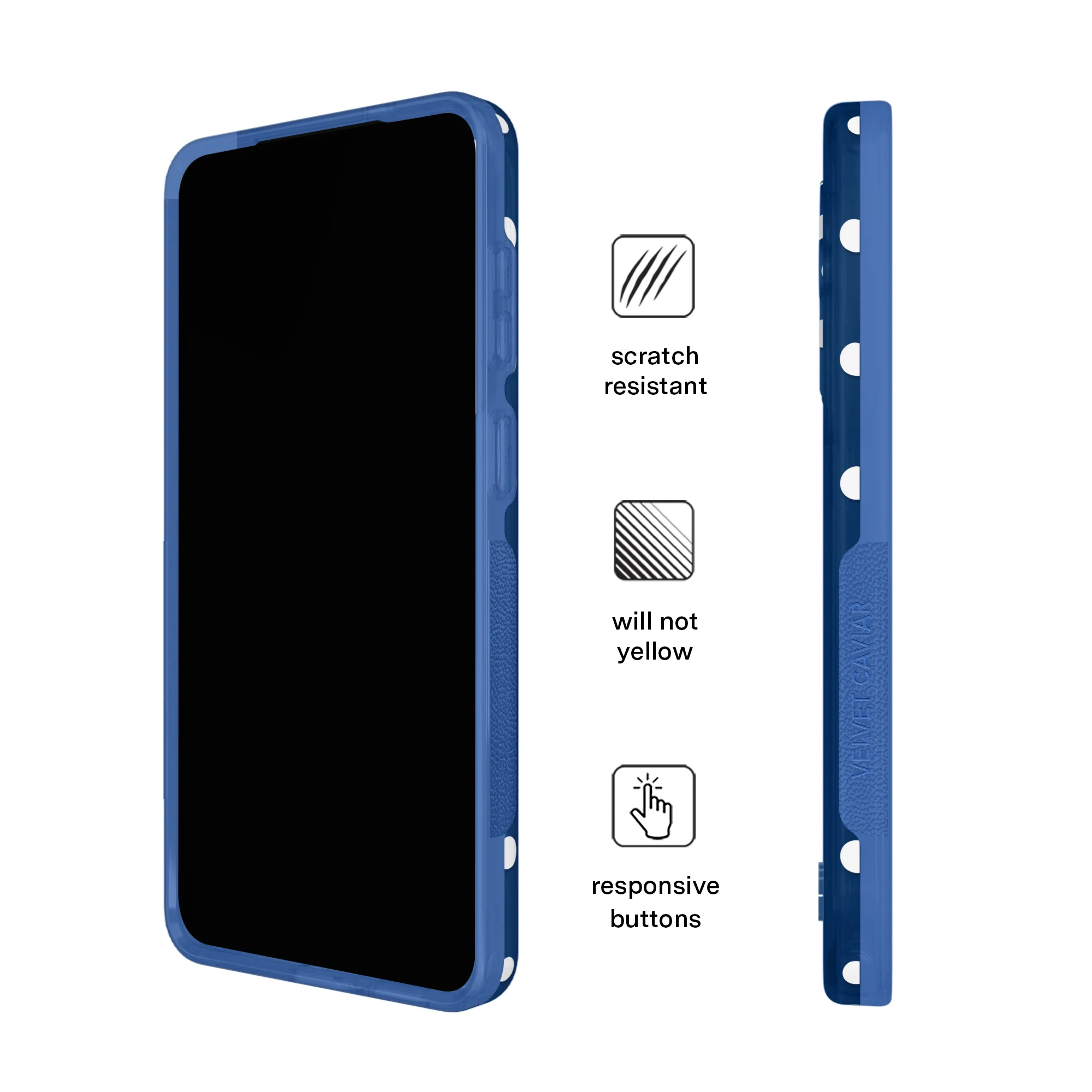 Midnight Polka Dot Samsung Case - Image 55