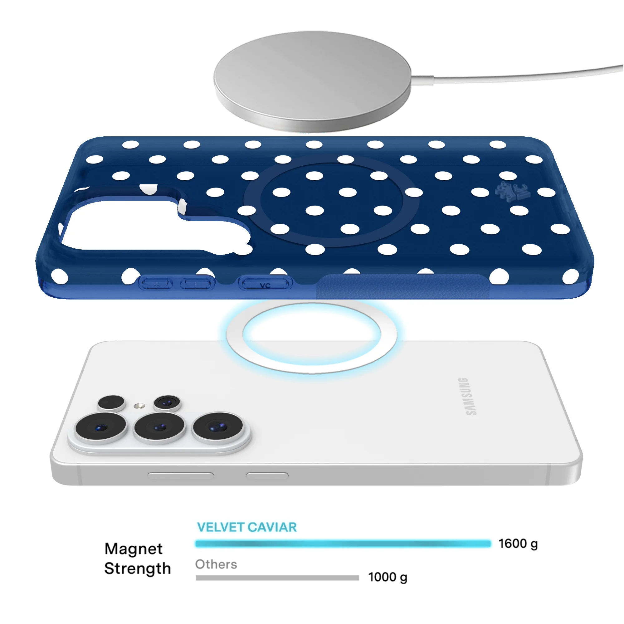 Midnight Polka Dot Samsung Case - Image 59