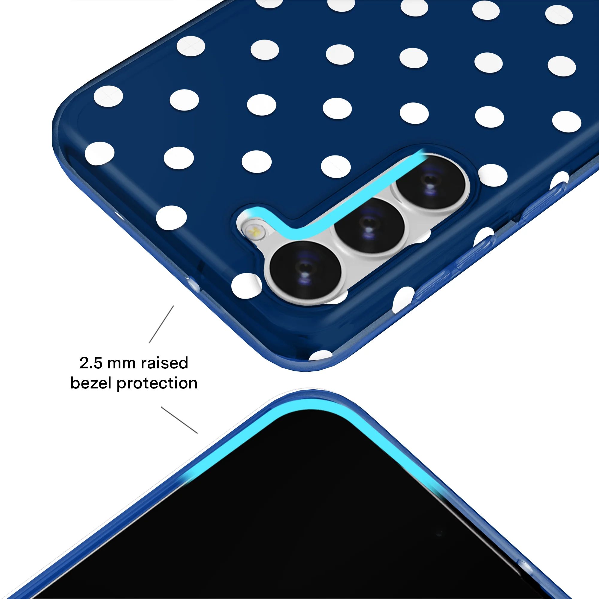 Midnight Polka Dot Samsung Case - Image 8