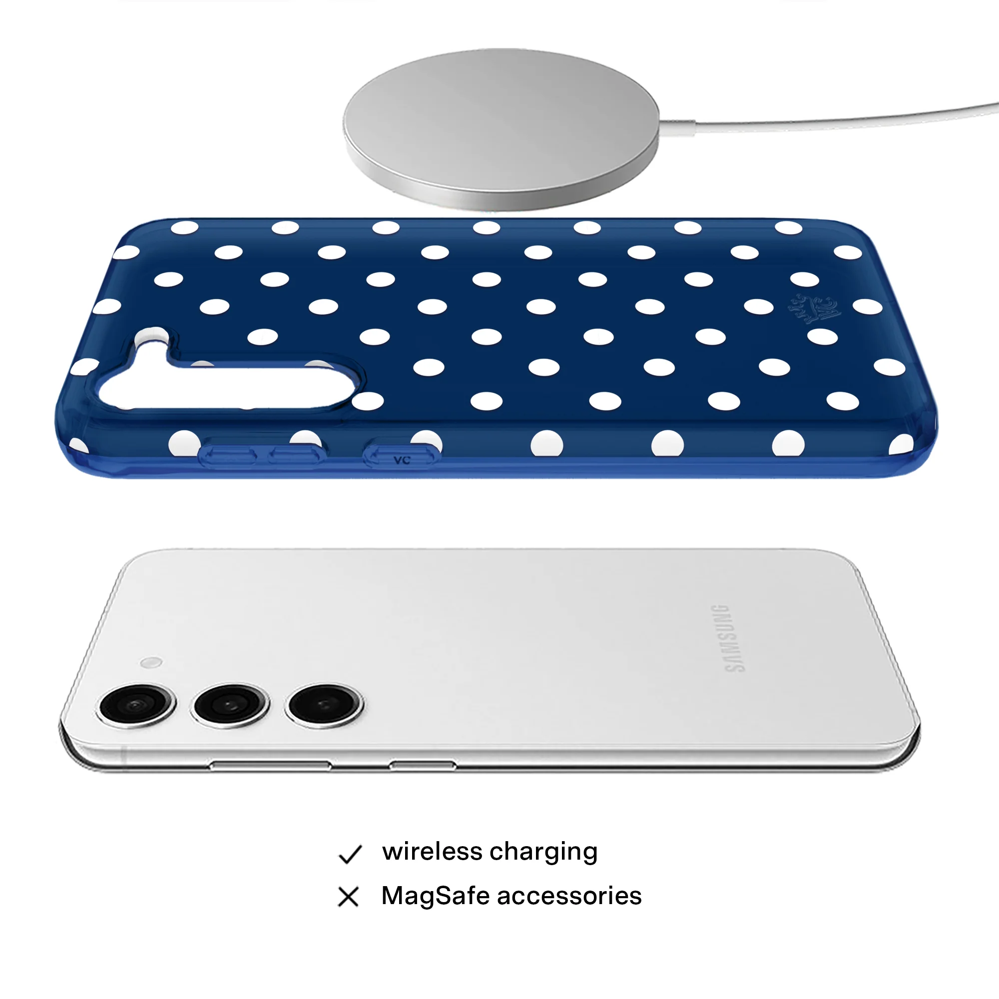 Midnight Polka Dot Samsung Case - Image 9