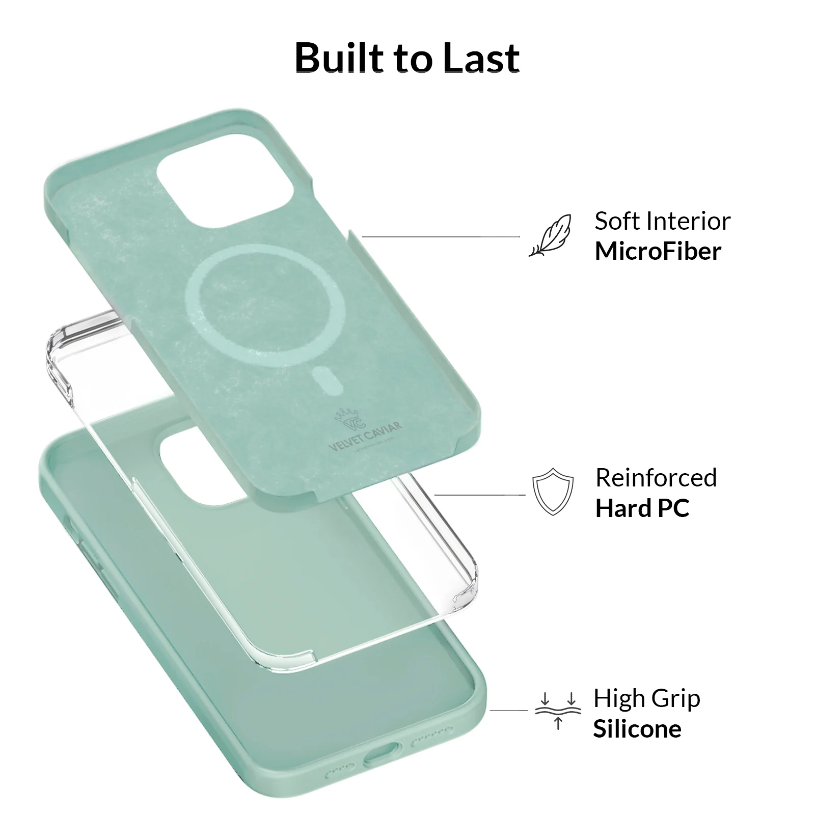 Mint Silicone iPhone Case - Image 14