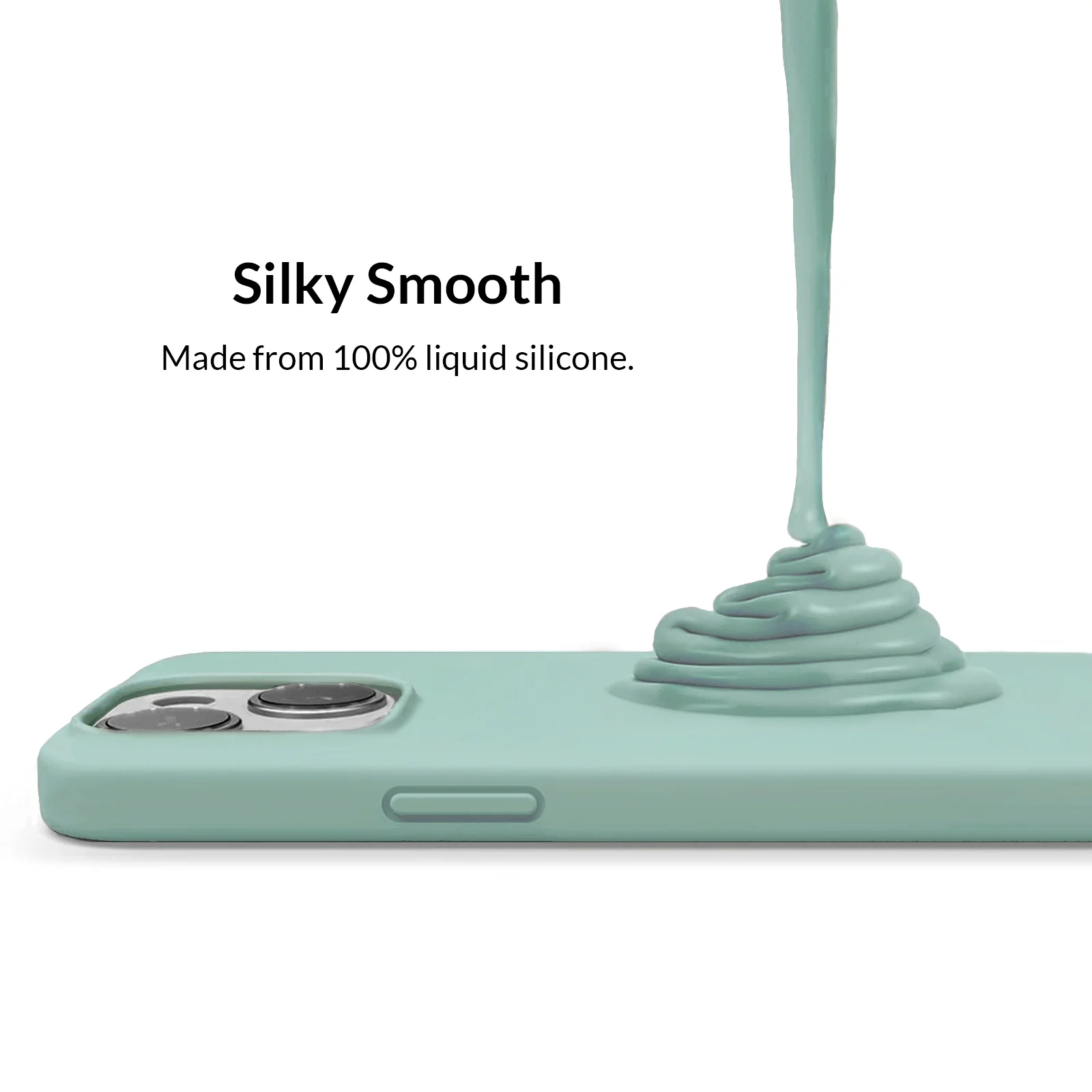 Mint Silicone iPhone Case - Image 38