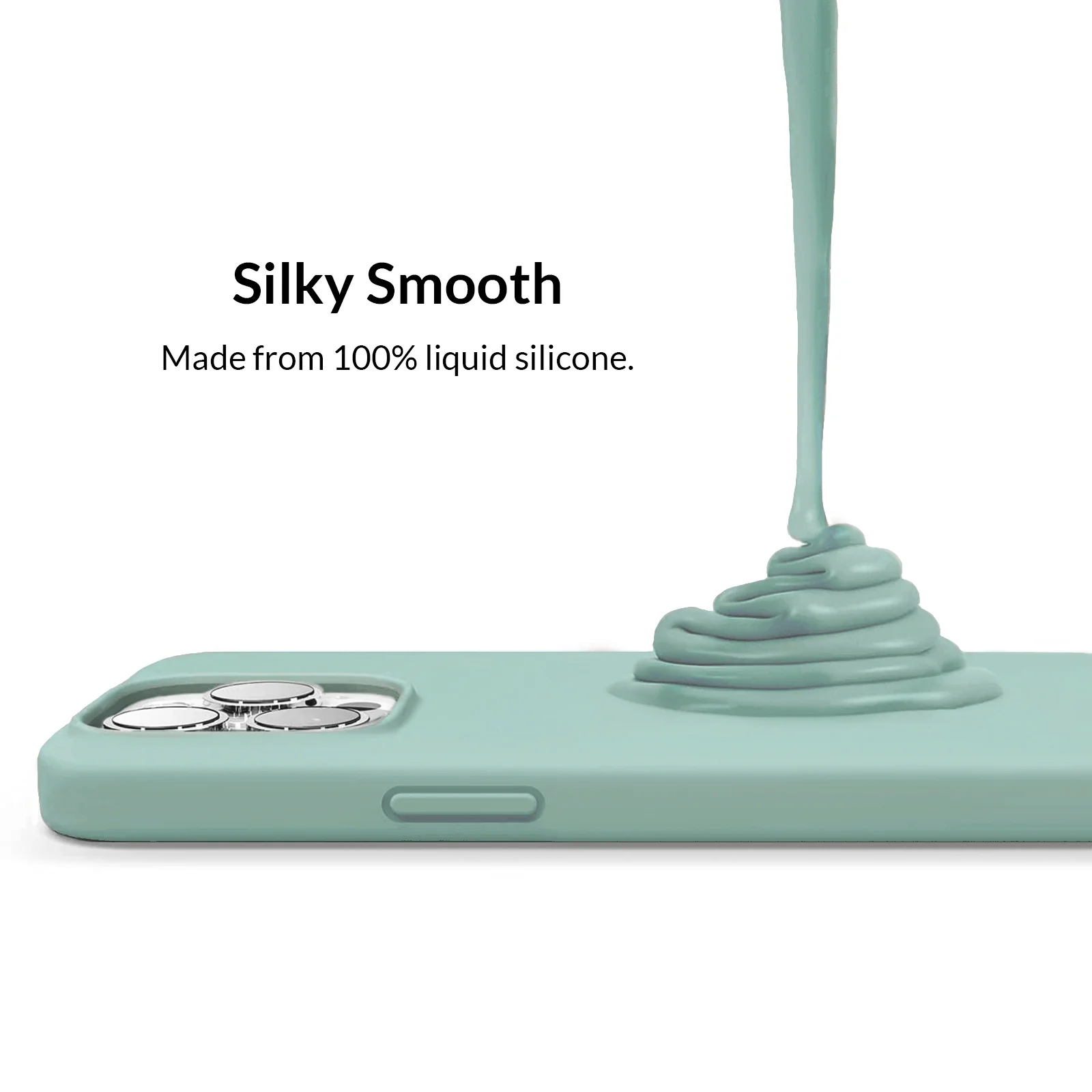 Mint Silicone iPhone Case - Image 52
