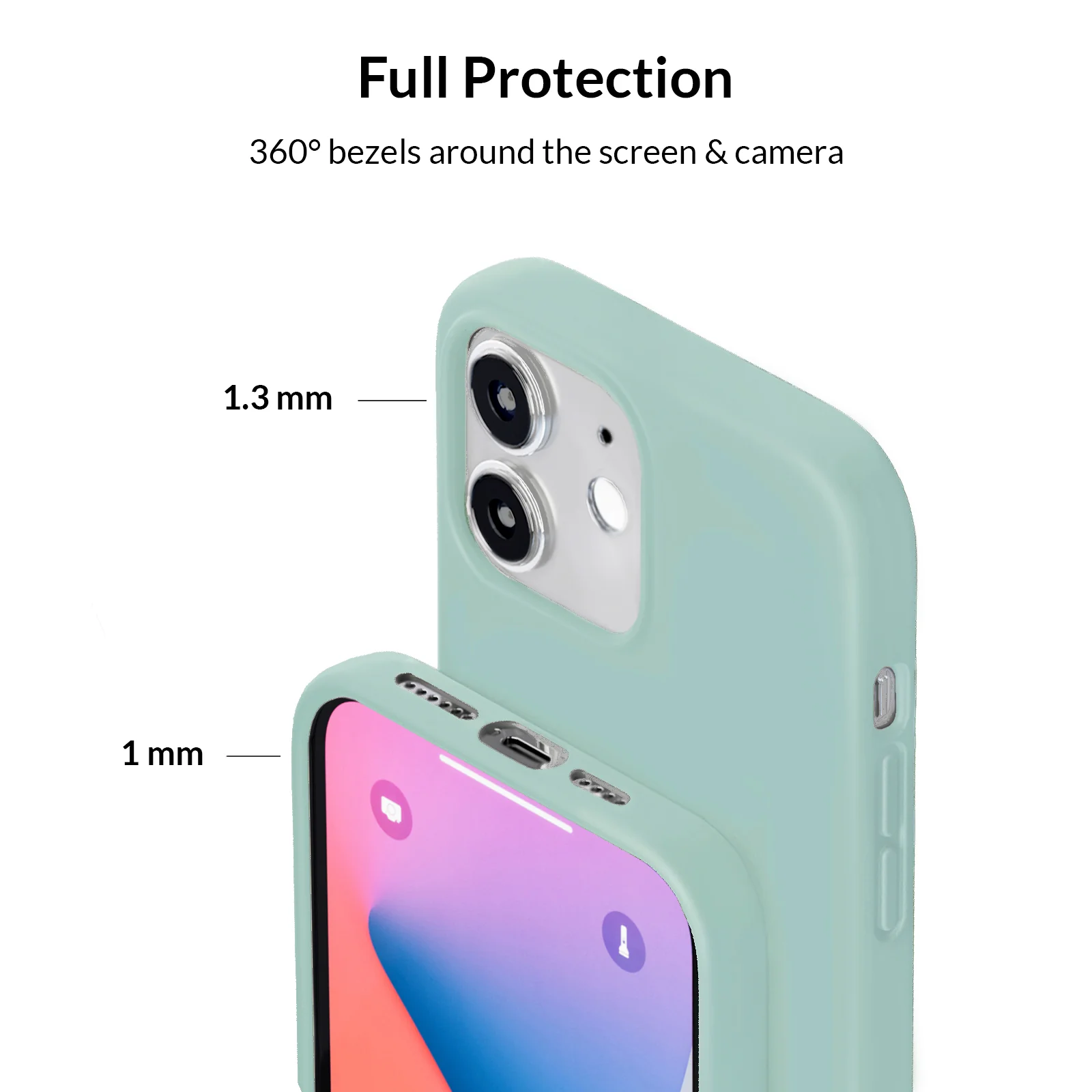 Mint Silicone iPhone Case - Image 60
