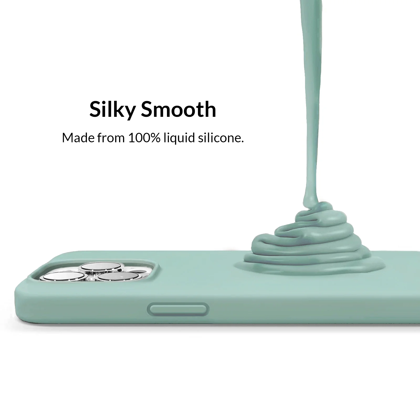 Mint Silicone iPhone Case - Image 65