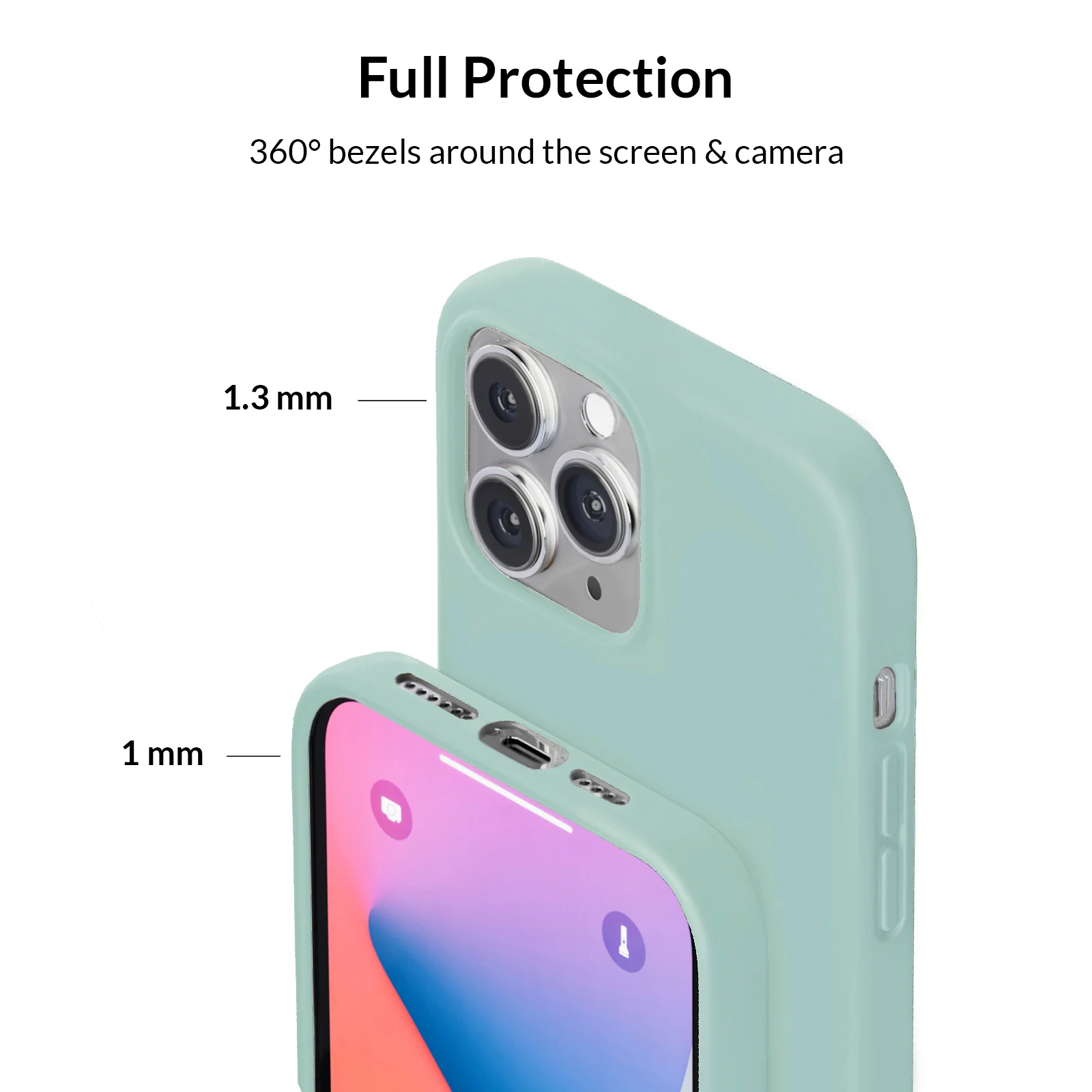 Mint Silicone iPhone Case - Image 72