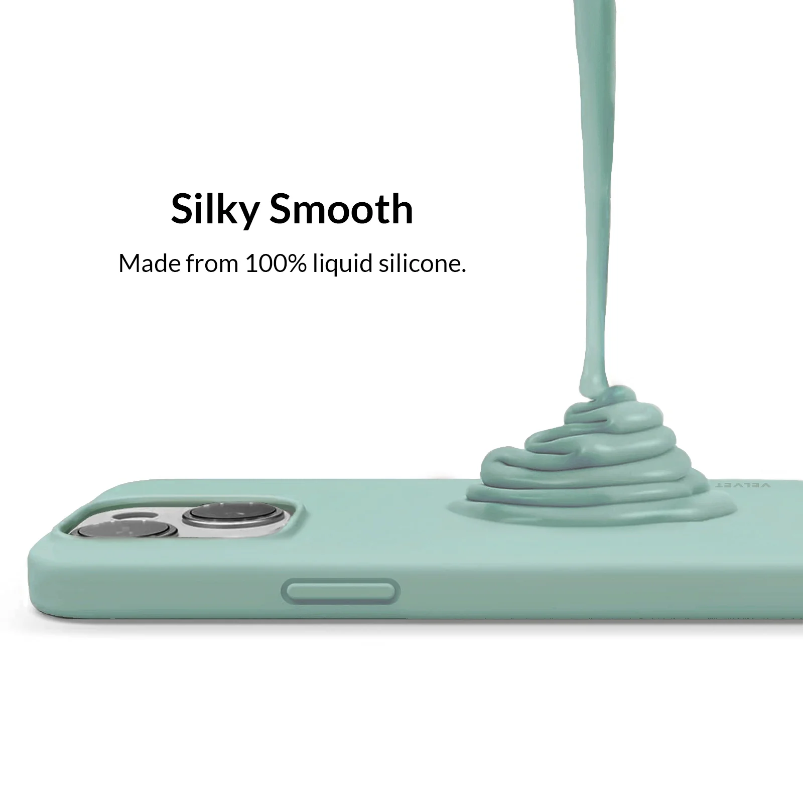 Mint Silicone iPhone Case - Image 84