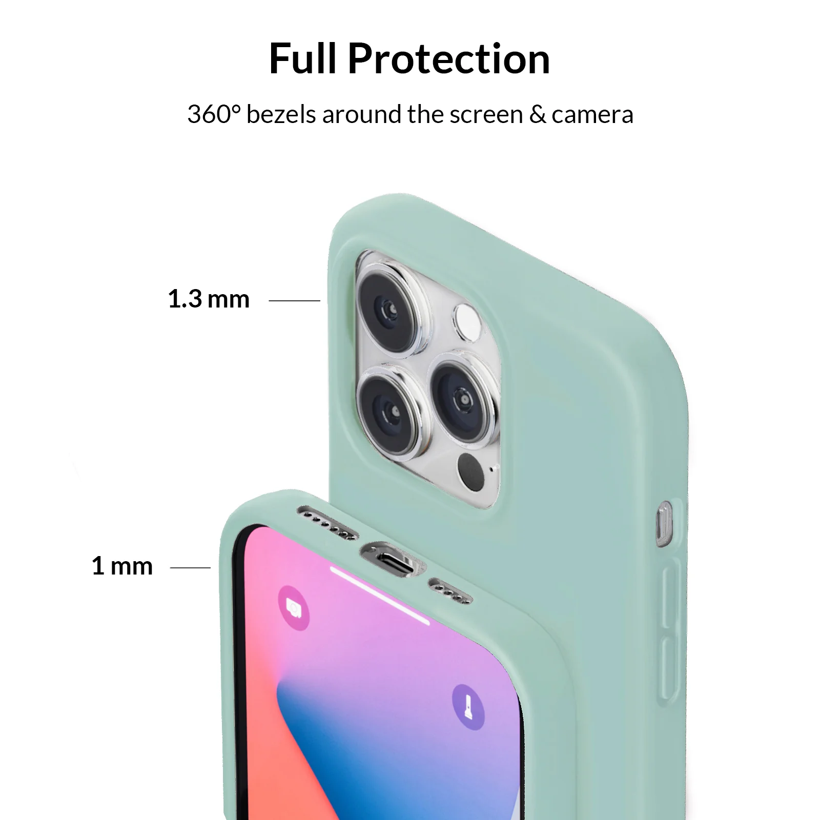 Mint Silicone iPhone Case - Image 92