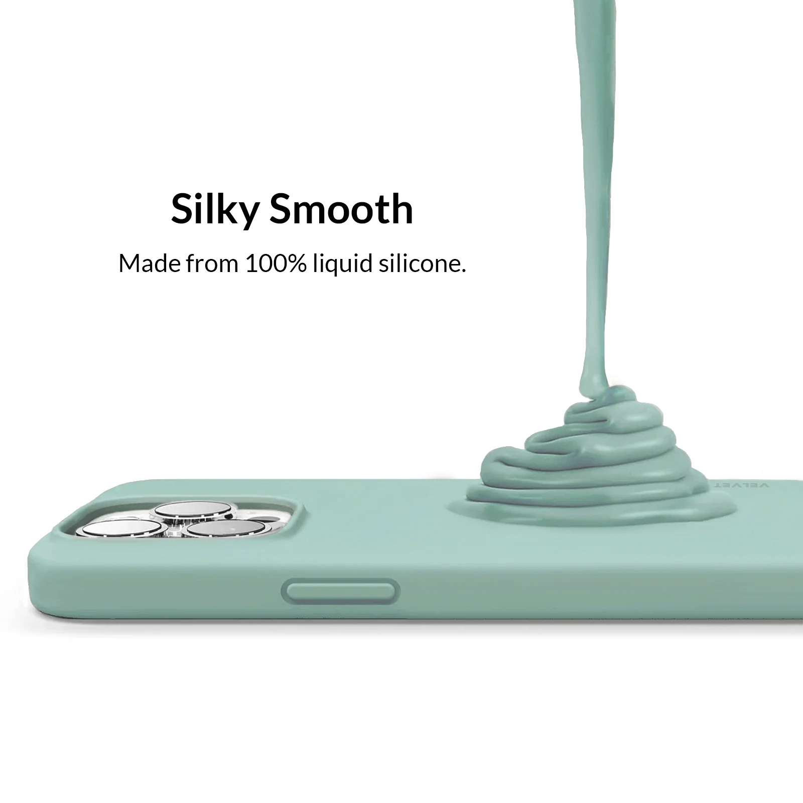 Mint Silicone iPhone Case - Image 98