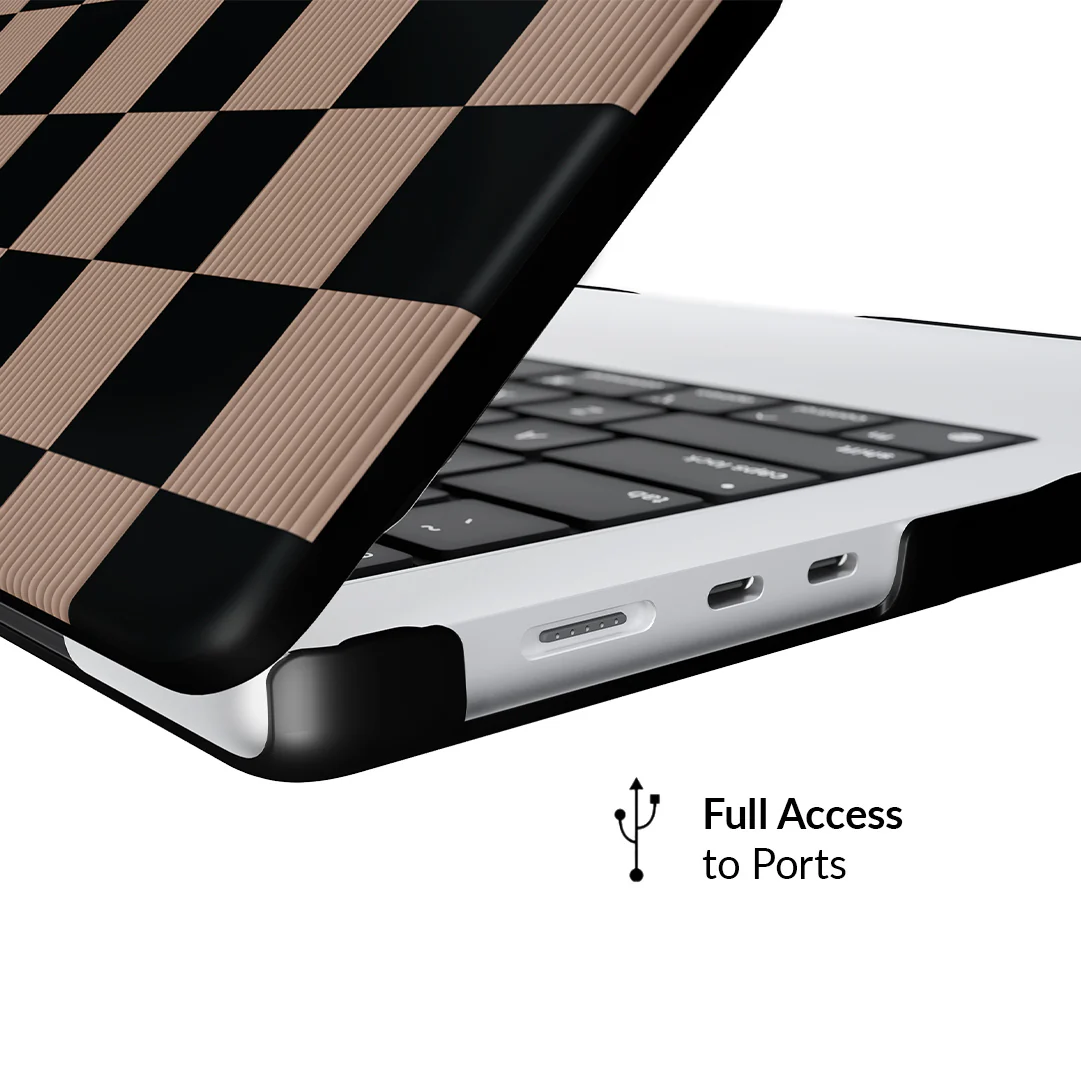Mocha Vibe Check MacBook Case - Image 3
