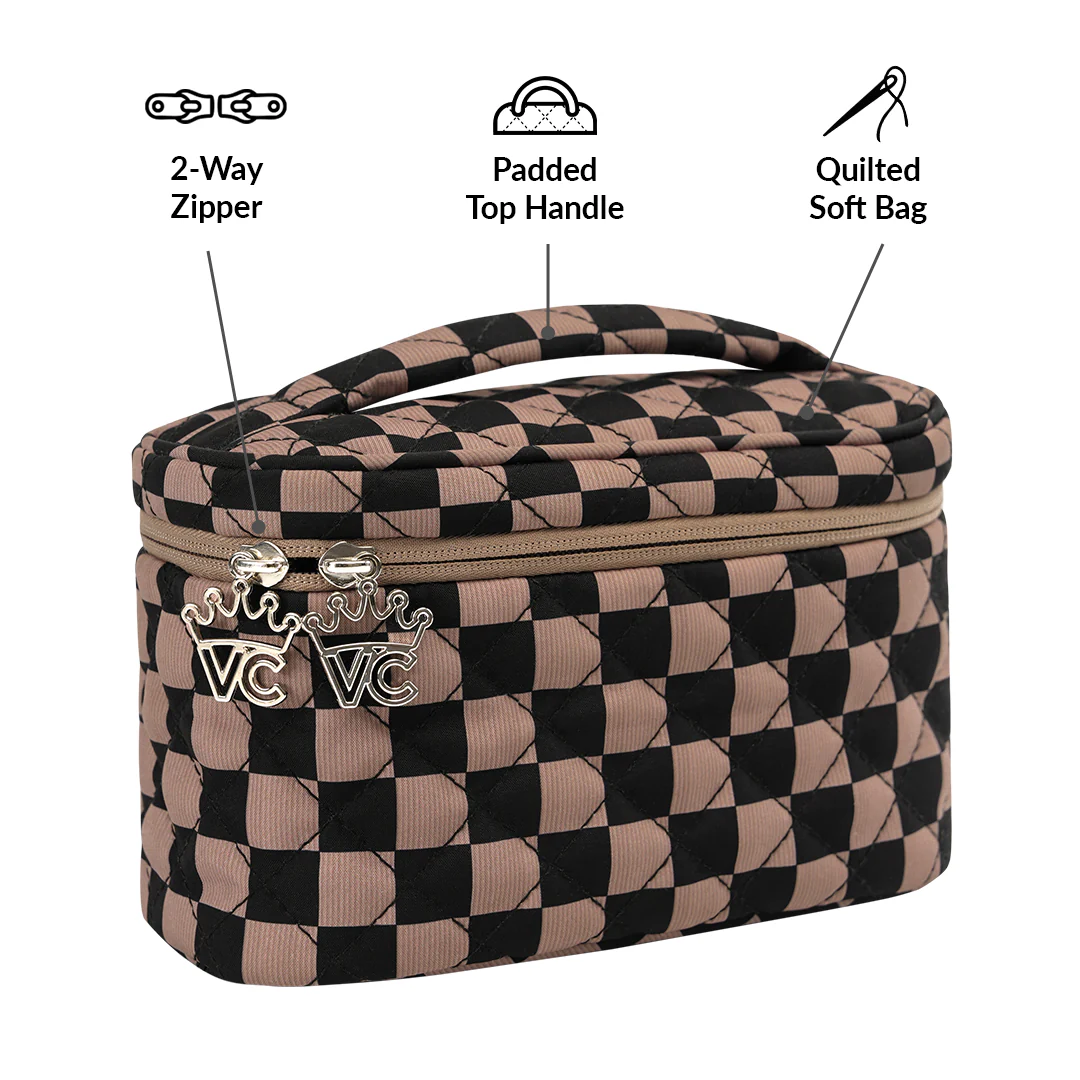 Mocha Vibe Check Vanity Bag - Image 3