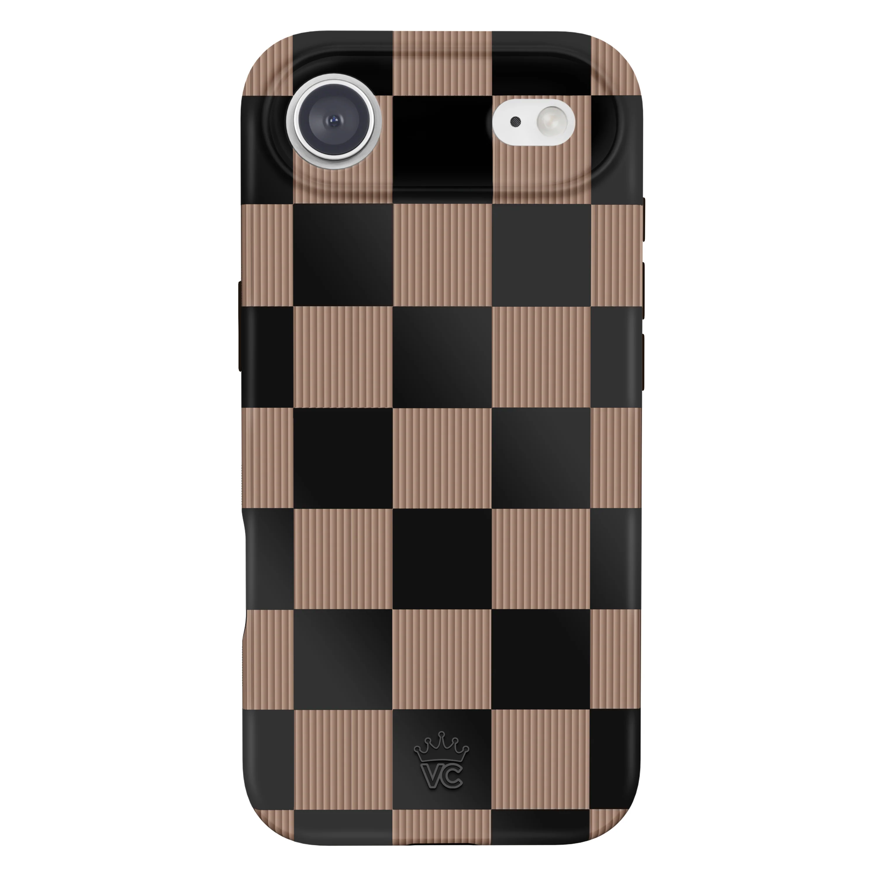 Mocha Vibe Checkered iPhone Case - Image 101