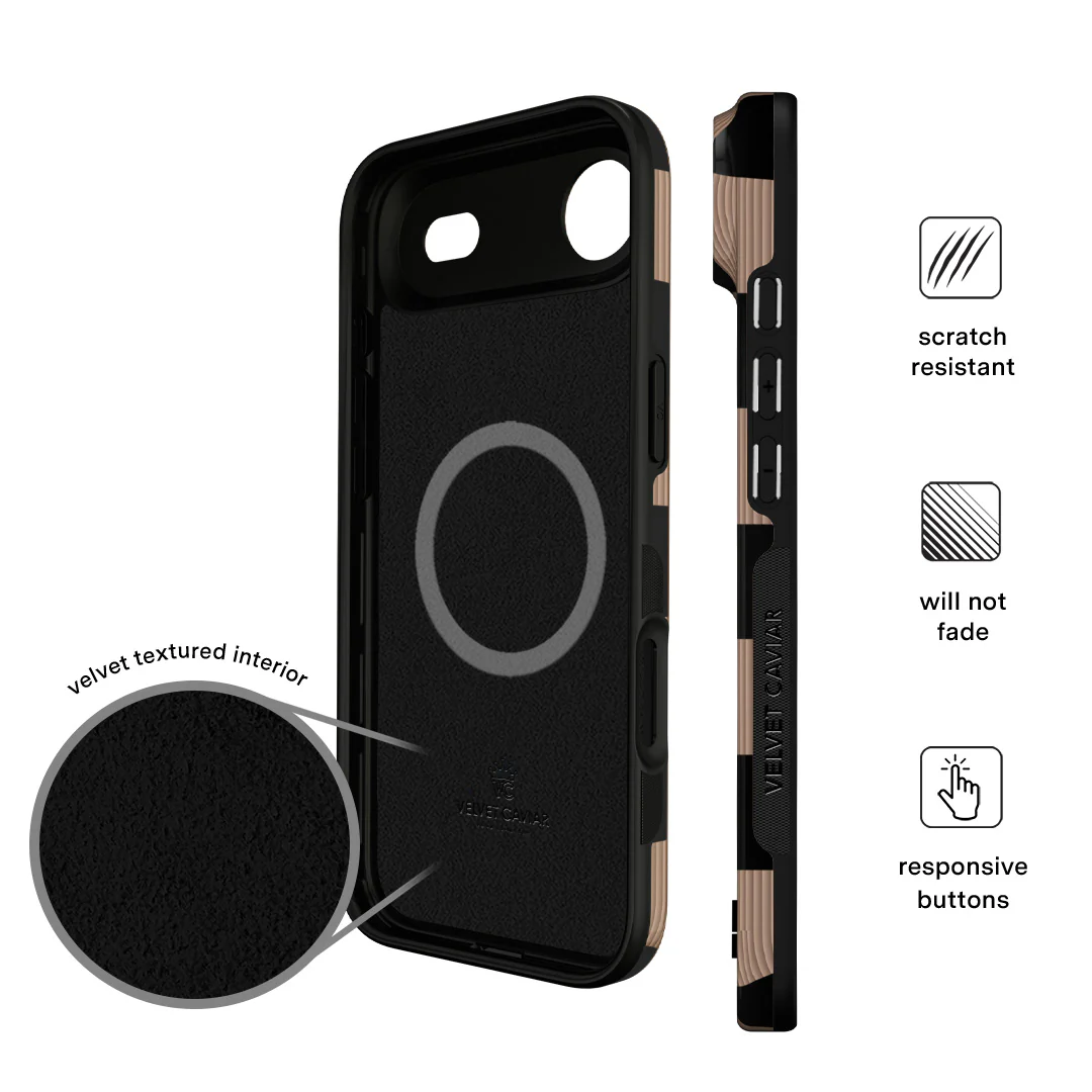 Mocha Vibe Checkered iPhone Case - Image 105
