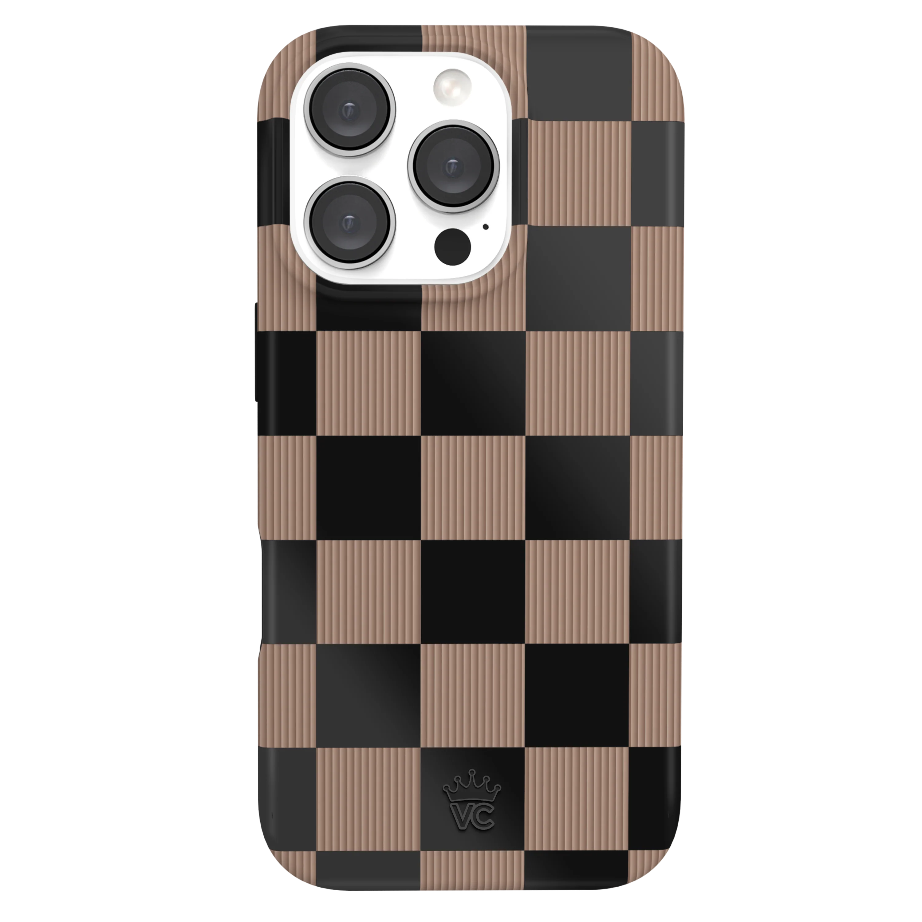 Mocha Vibe Checkered iPhone Case - Image 91