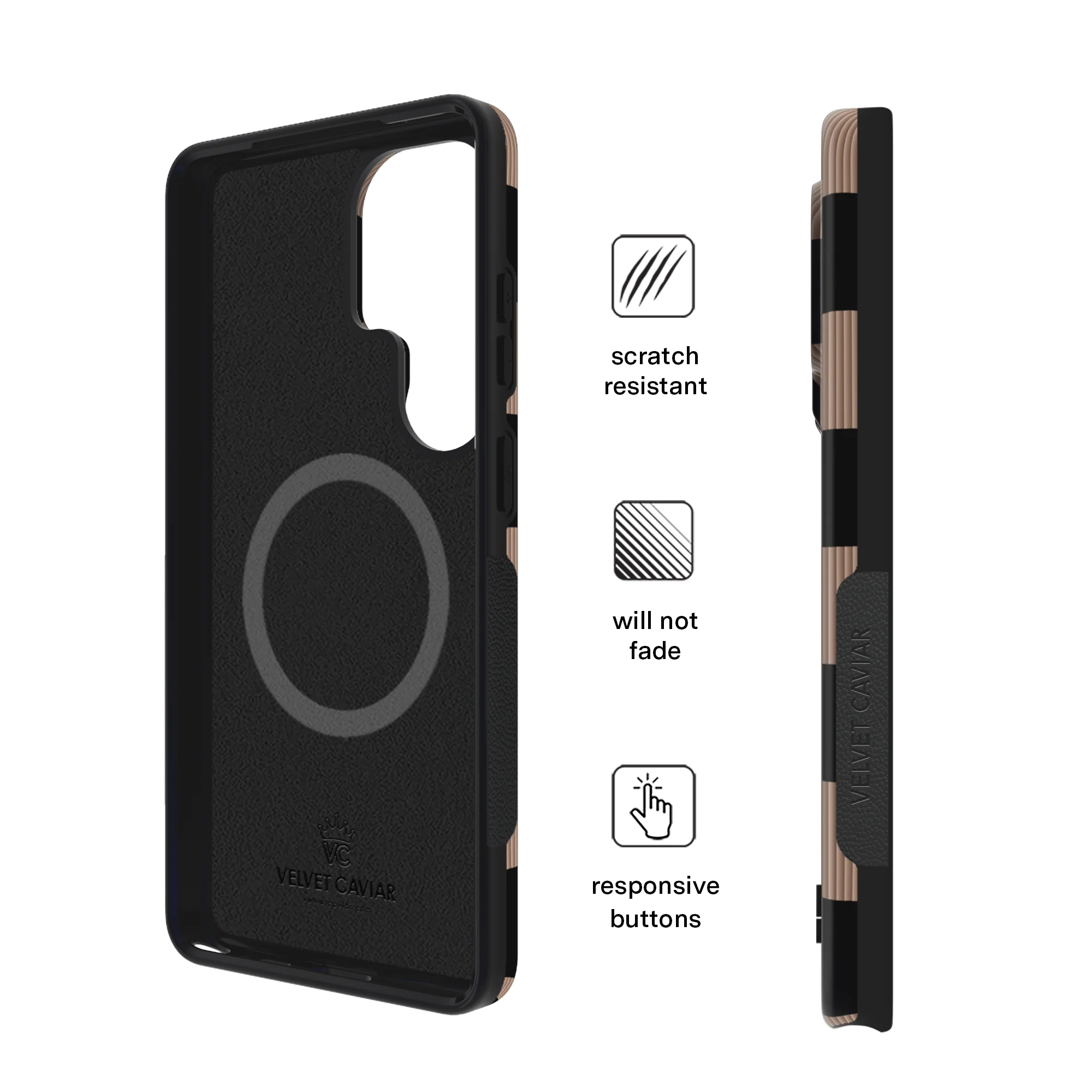 Mocha Vibe Checkered Samsung Case - Image 104