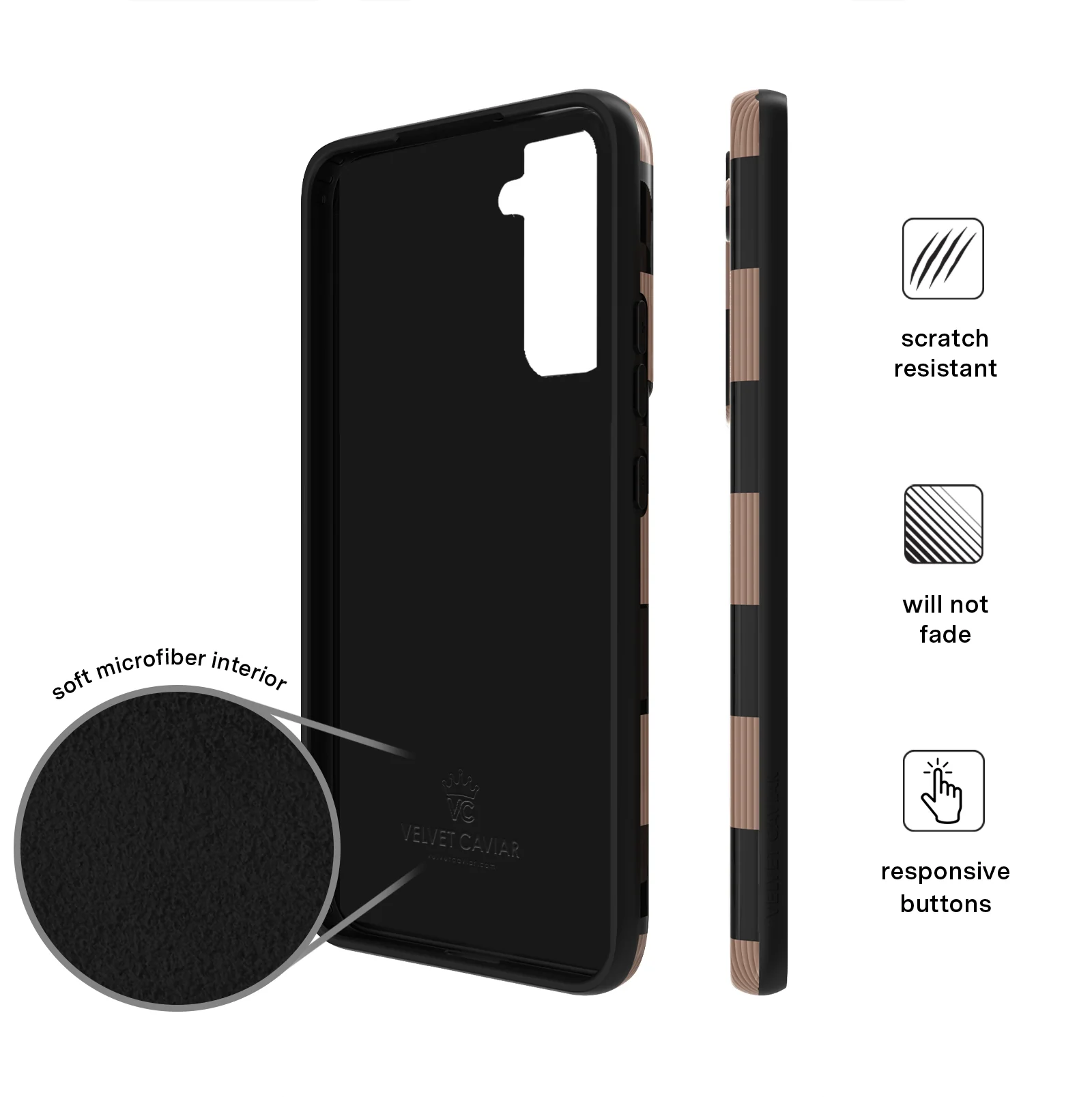 Mocha Vibe Checkered Samsung Case - Image 12