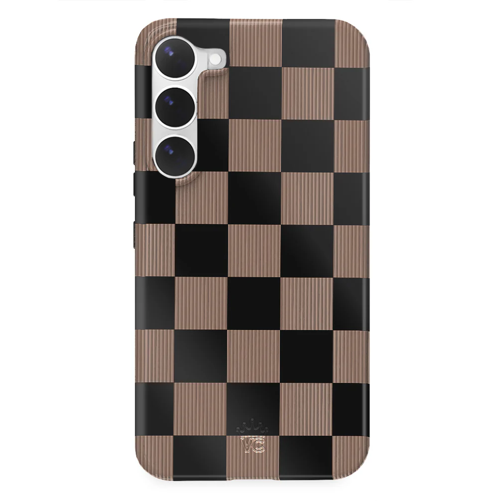Mocha Vibe Checkered Samsung Case - Image 19