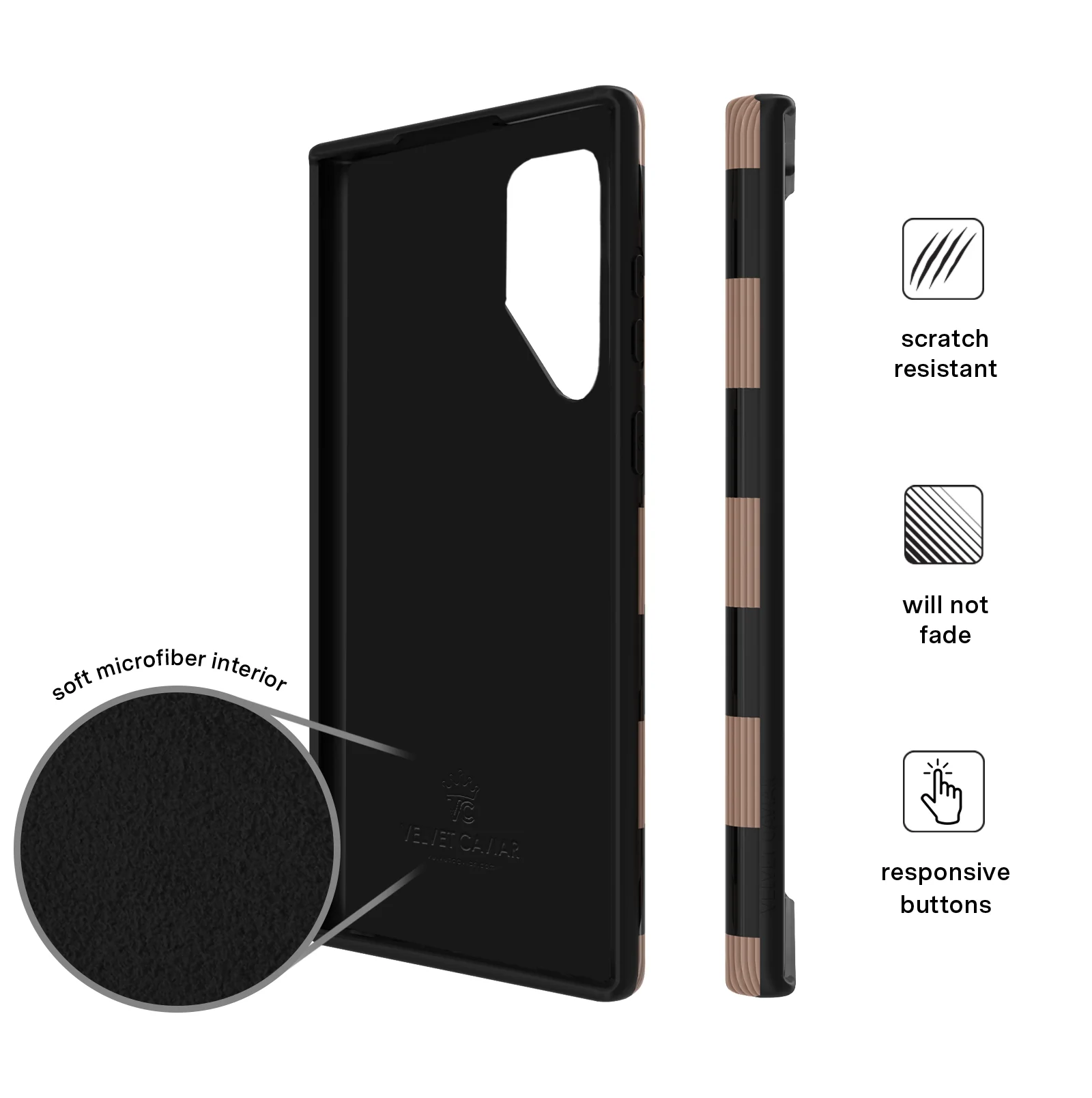 Mocha Vibe Checkered Samsung Case - Image 56
