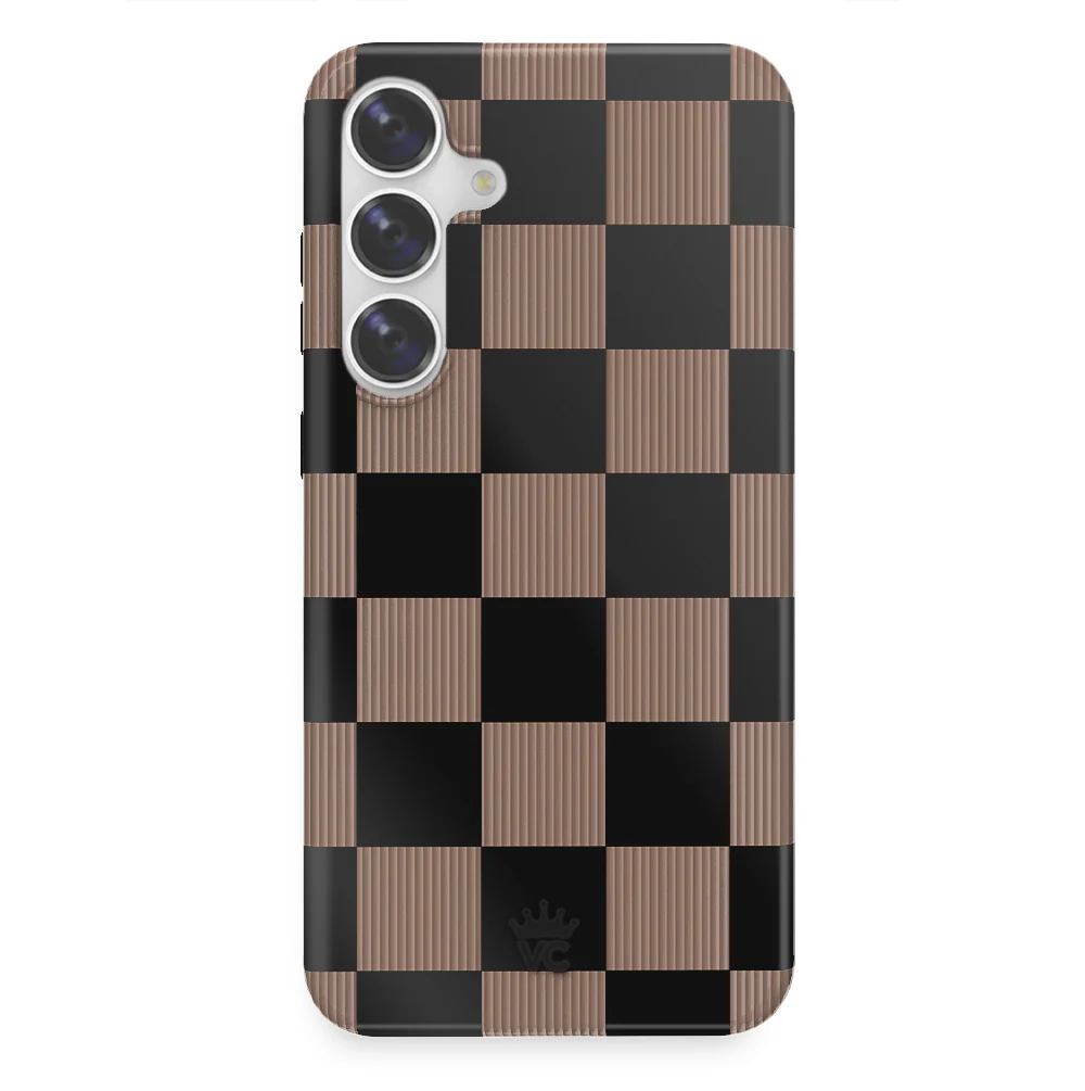 Mocha Vibe Checkered Samsung Case - Image 7