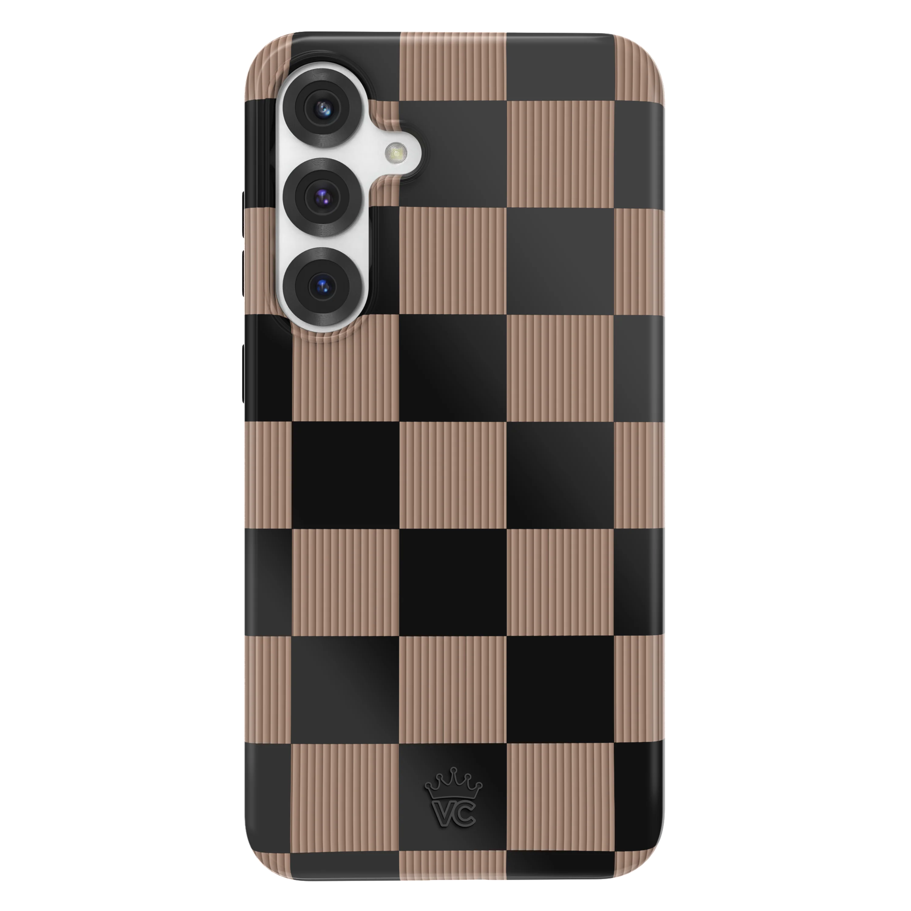 Mocha Vibe Checkered Samsung Case - Image 78