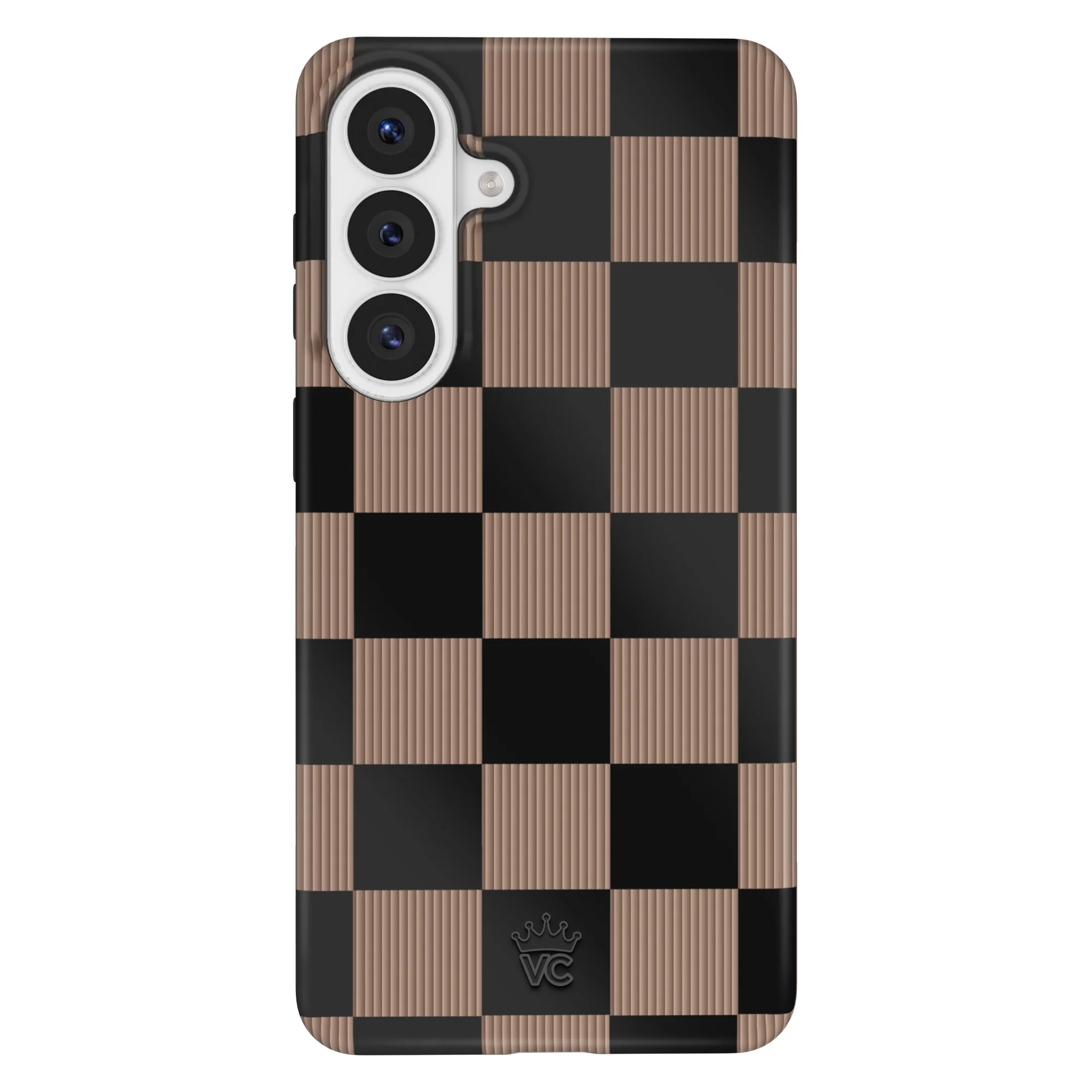 Mocha Vibe Checkered Samsung Case - Image 95