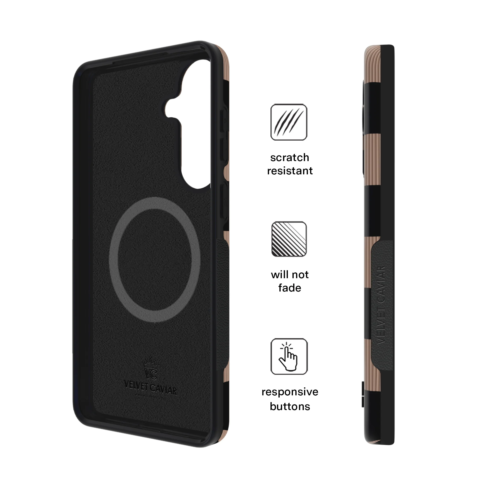 Mocha Vibe Checkered Samsung Case - Image 99