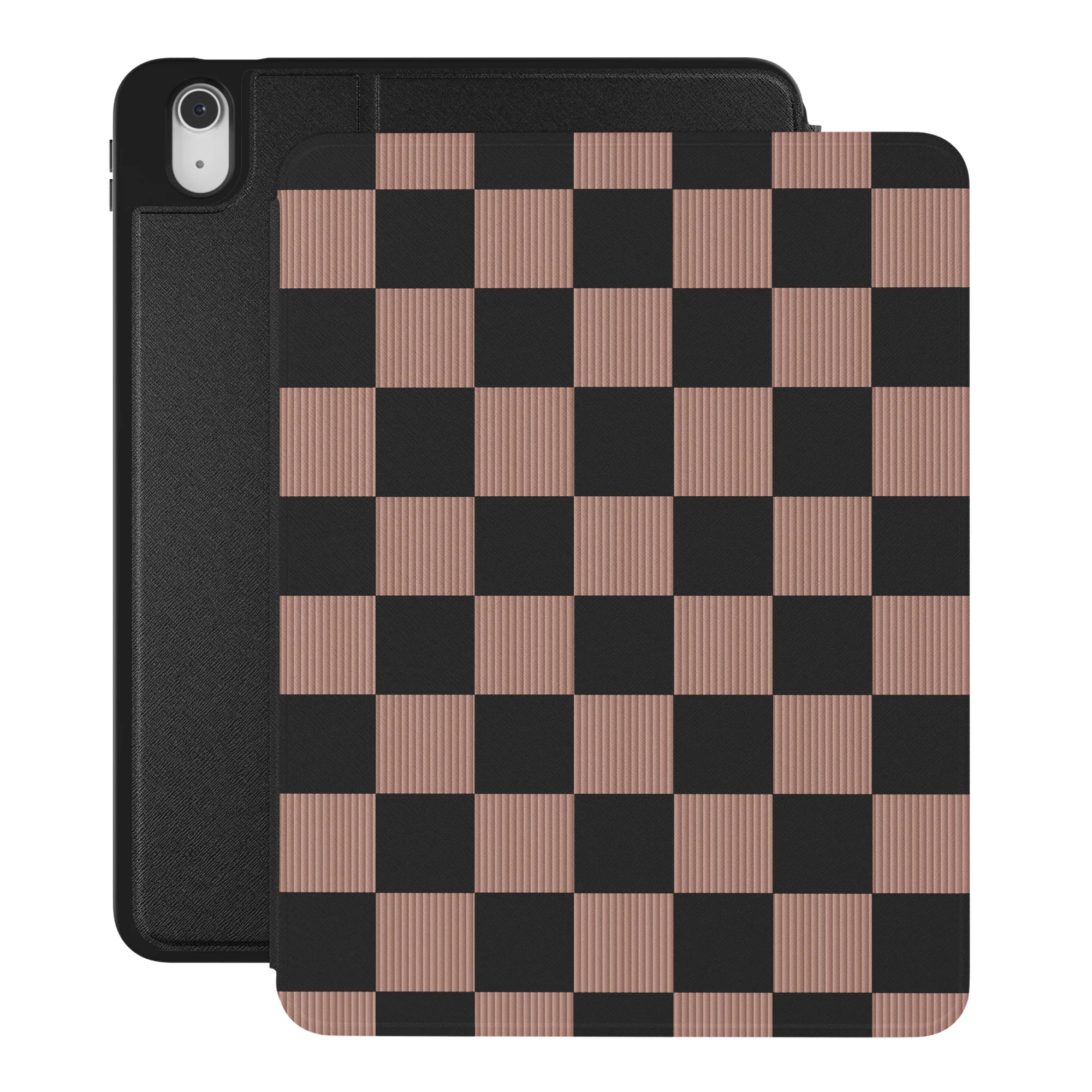 Mocha Vibe Checkered iPad Case - Image 7