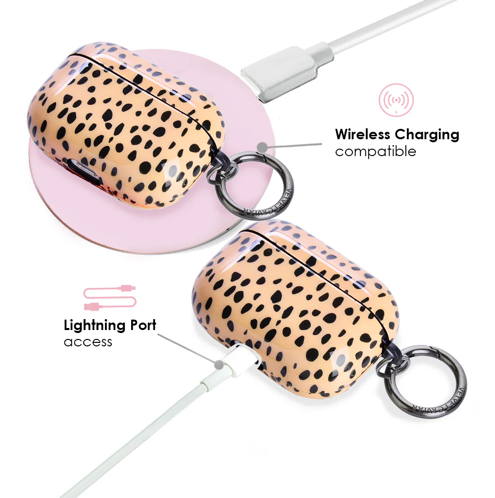 Spotted Nude Cheetah AirPods Case - Image 7