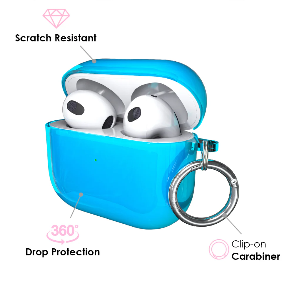 Neon Blue AirPod Case - Image 12