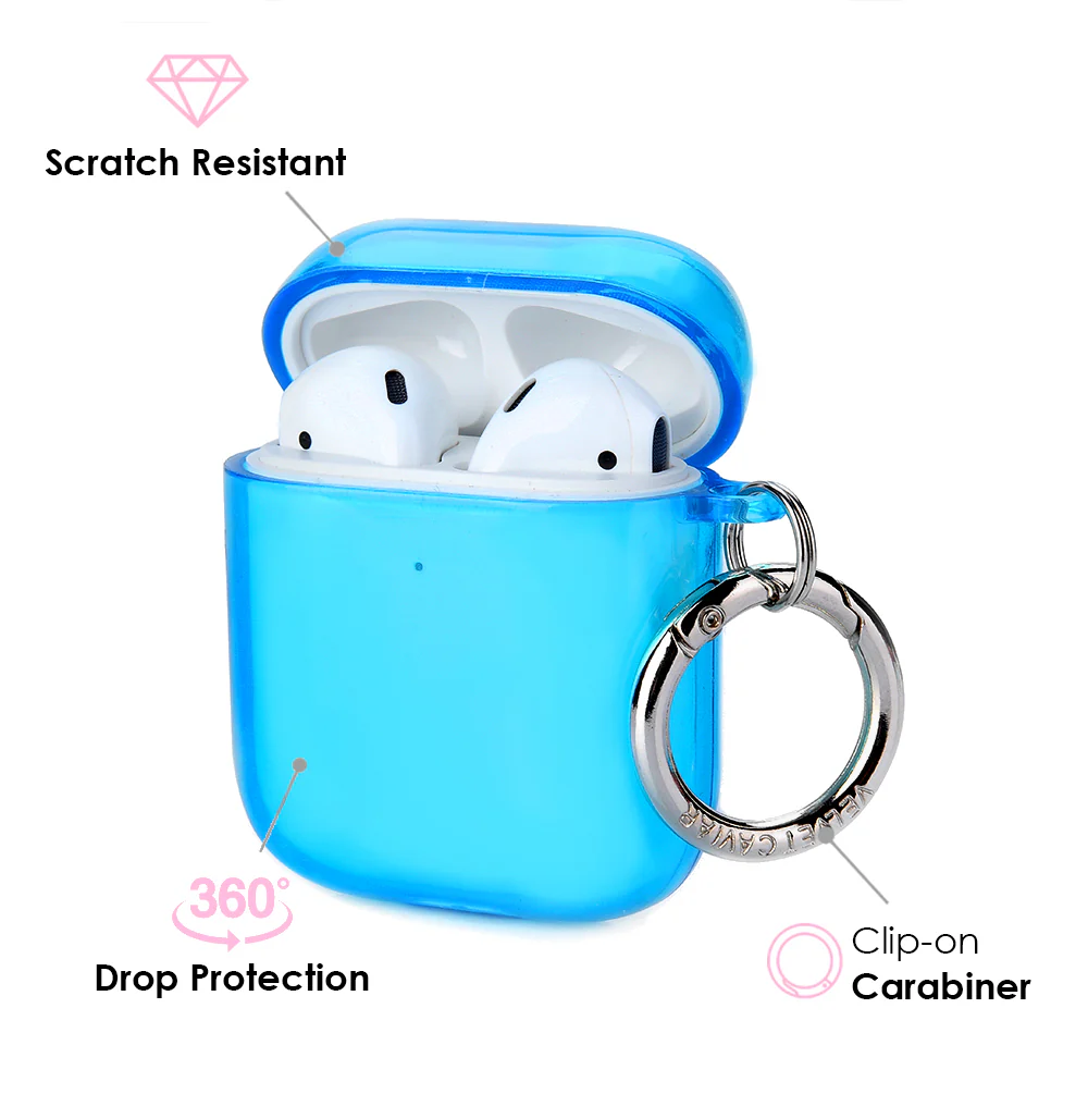 Neon Blue AirPod Case - Image 3