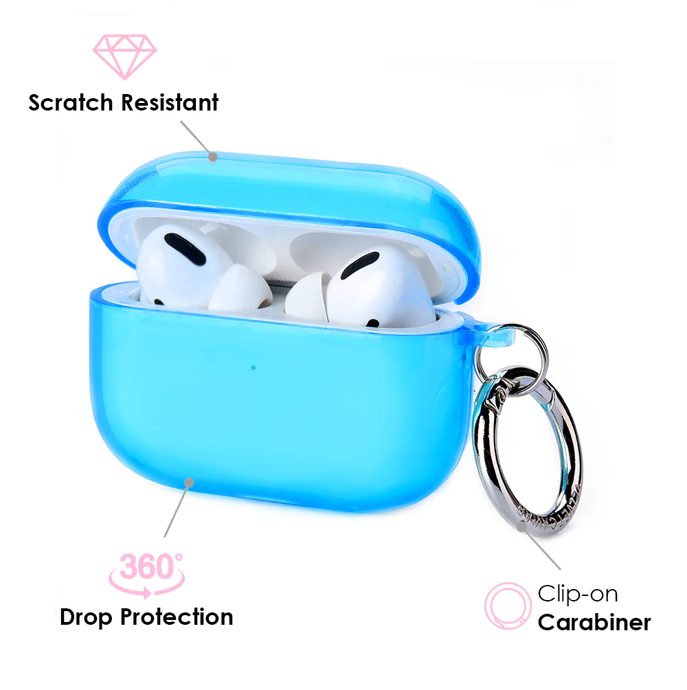 Neon Blue AirPod Case - Image 8