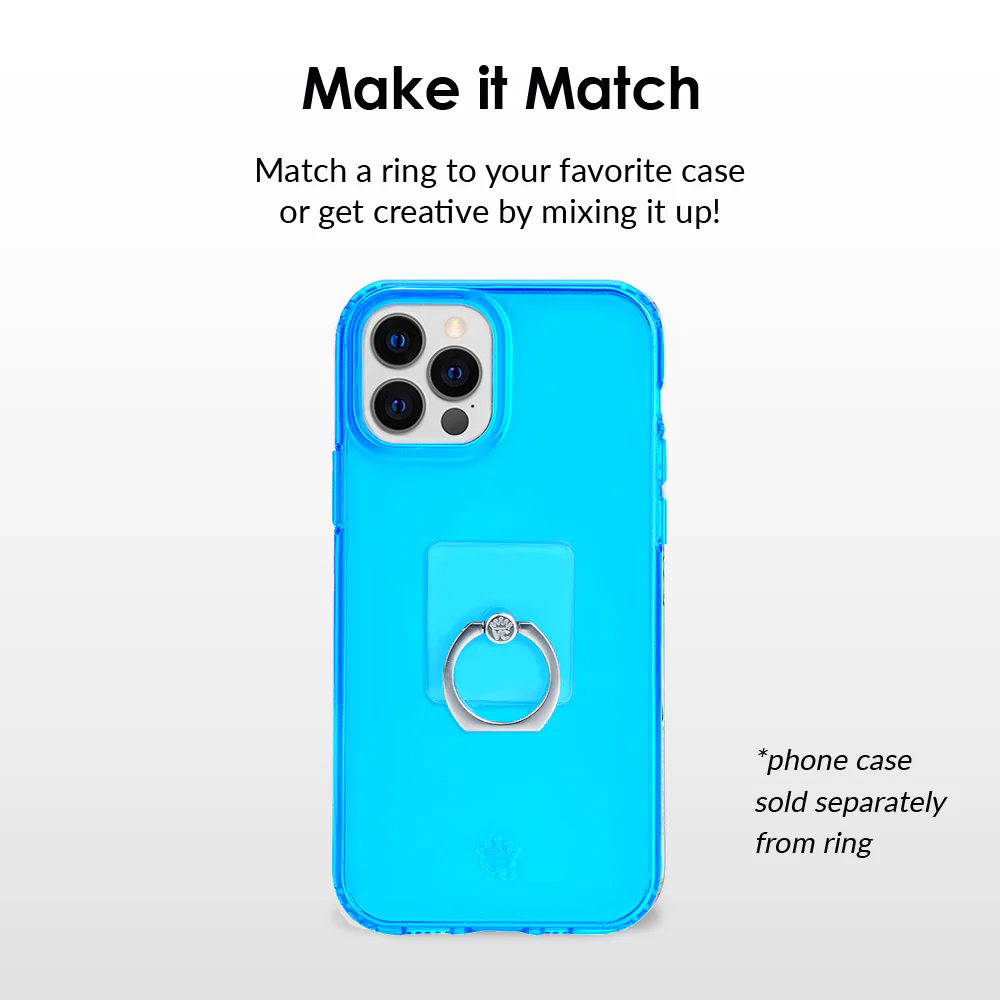 Neon Blue Phone Ring - Image 3