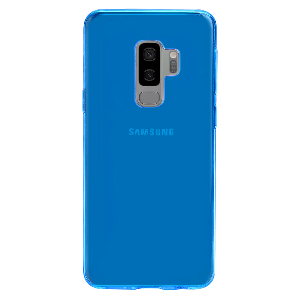 Neon Blue Clear Samsung Case - Image 25