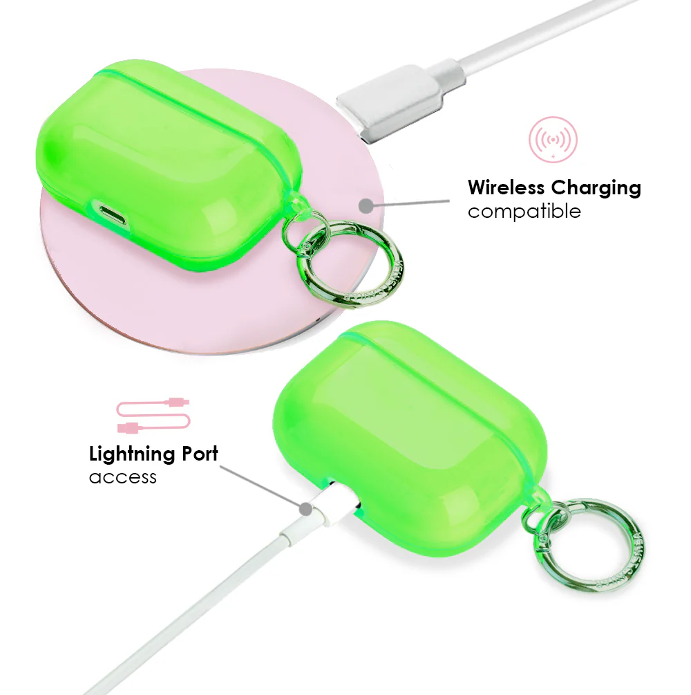Neon Green AirPods Case - Image 9