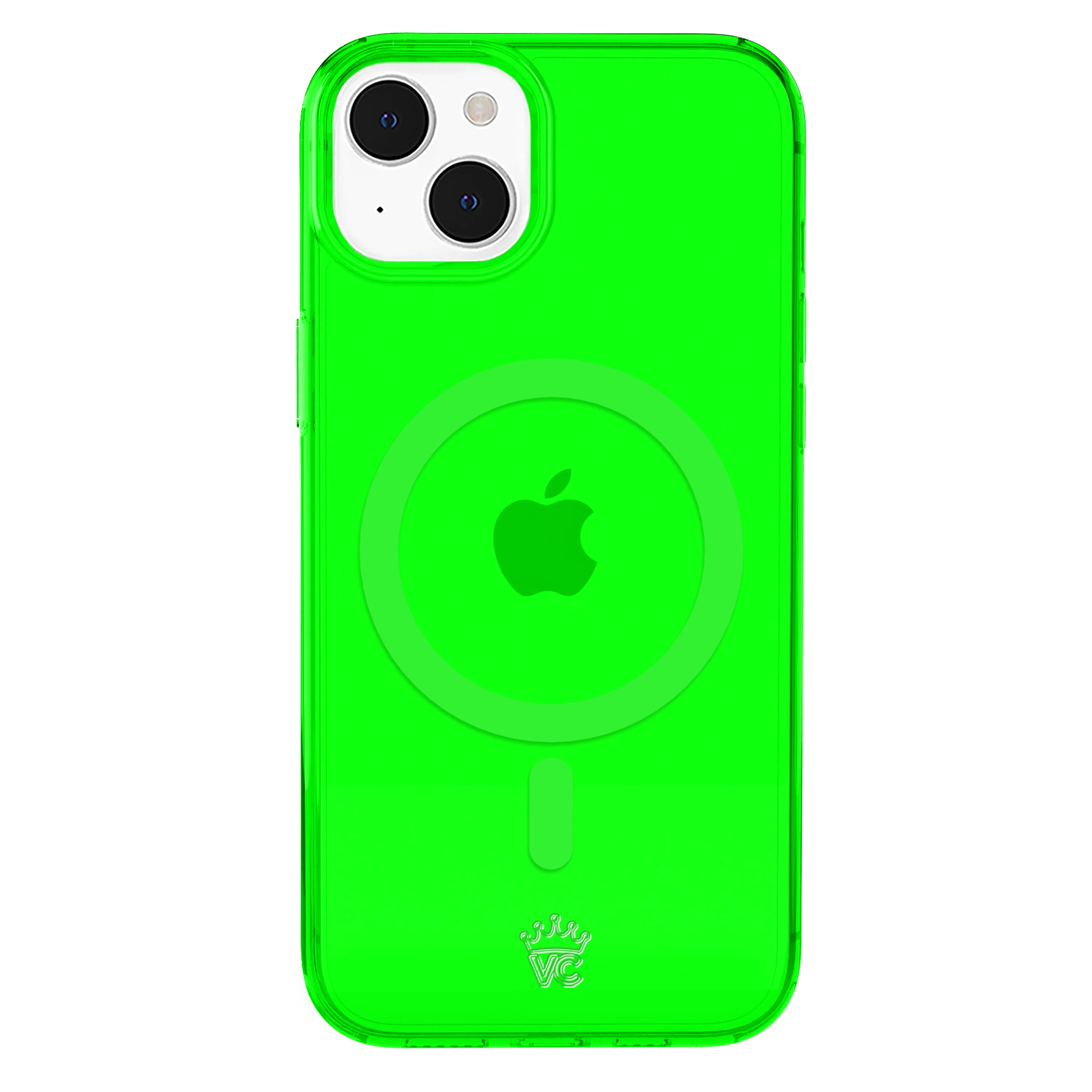 Neon Green Clear iPhone Case - Image 113