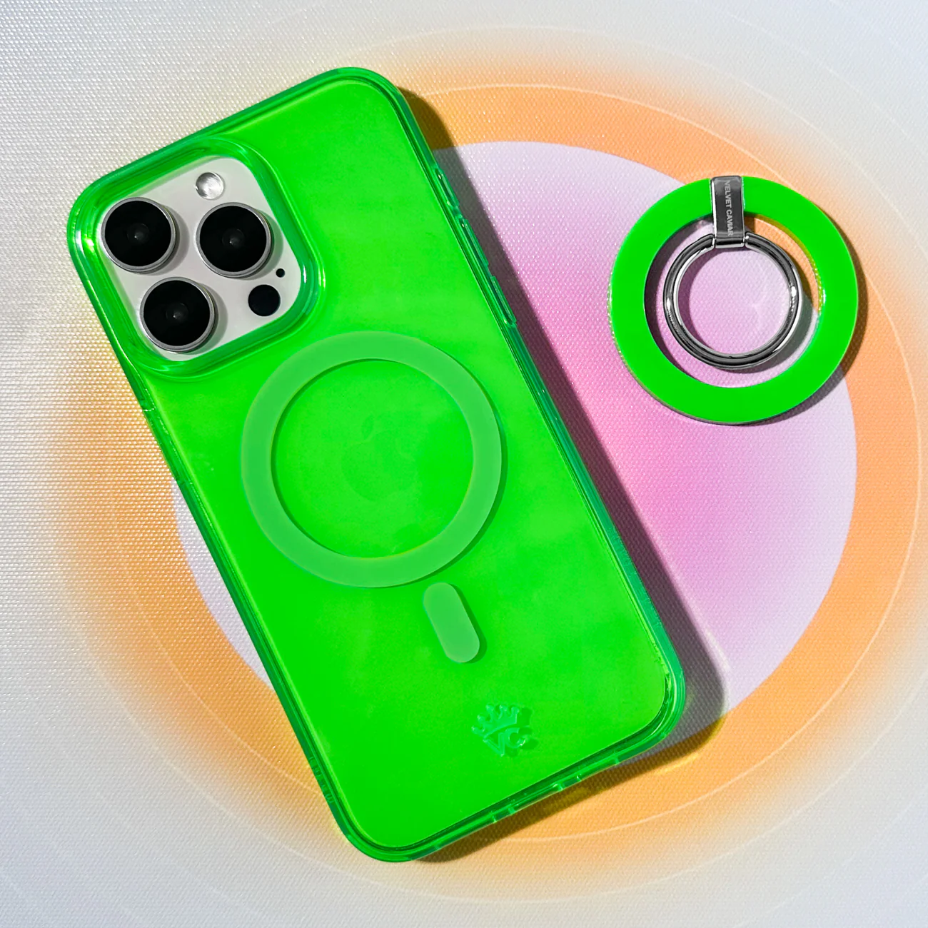 Neon Green Clear iPhone Case - Image 120
