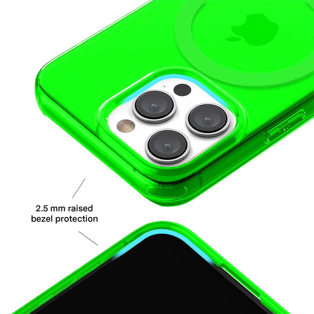 Neon Green Clear iPhone Case - Image 127