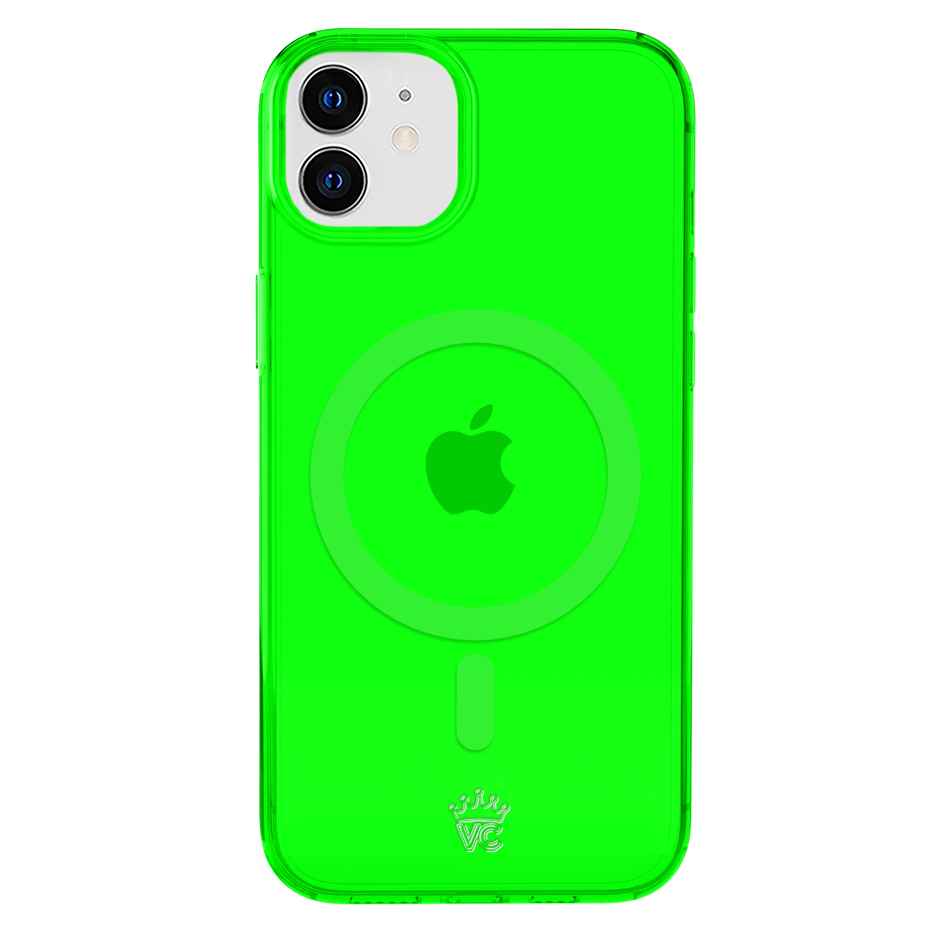 Neon Green Clear iPhone Case - Image 131