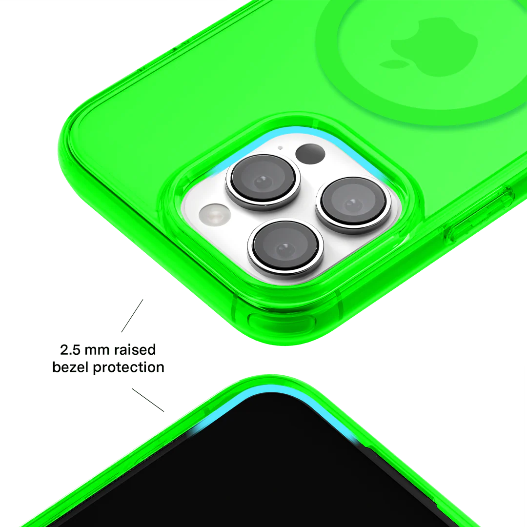 Neon Green Clear iPhone Case - Image 145