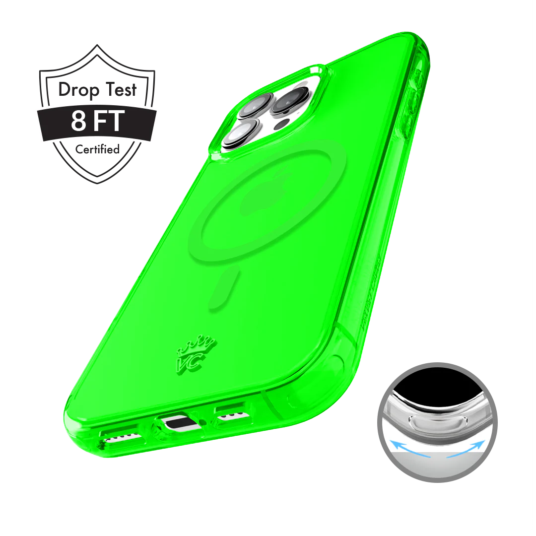 Neon Green Clear iPhone Case - Image 147