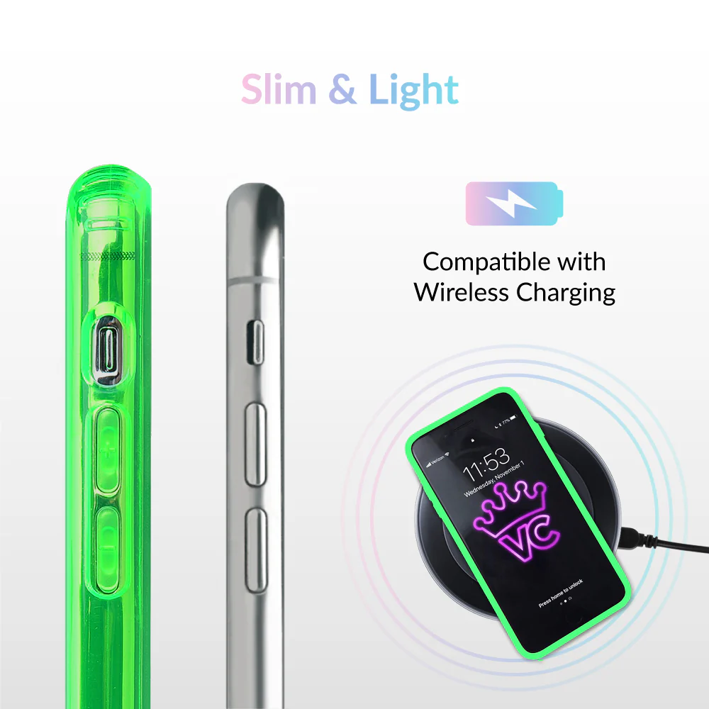 Neon Green Clear iPhone Case - Image 15