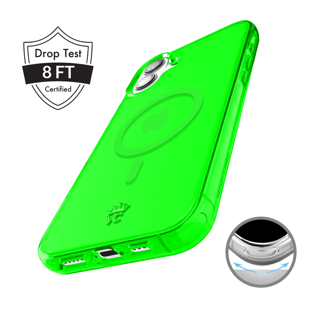 Neon Green Clear iPhone Case - Image 159