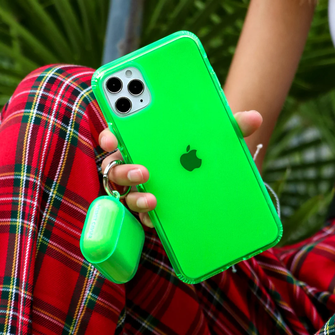 Neon Green Clear iPhone Case - Image 18