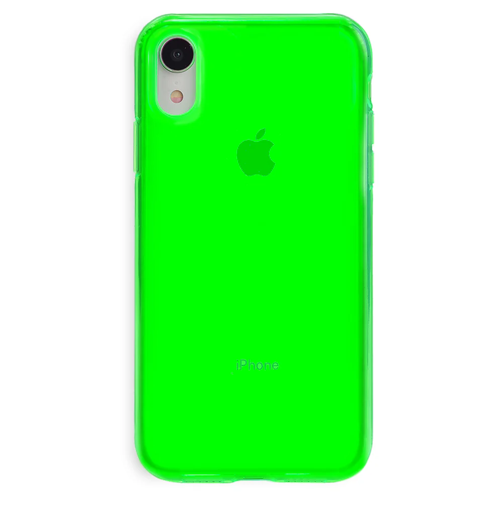 Neon Green Clear iPhone Case - Image 24