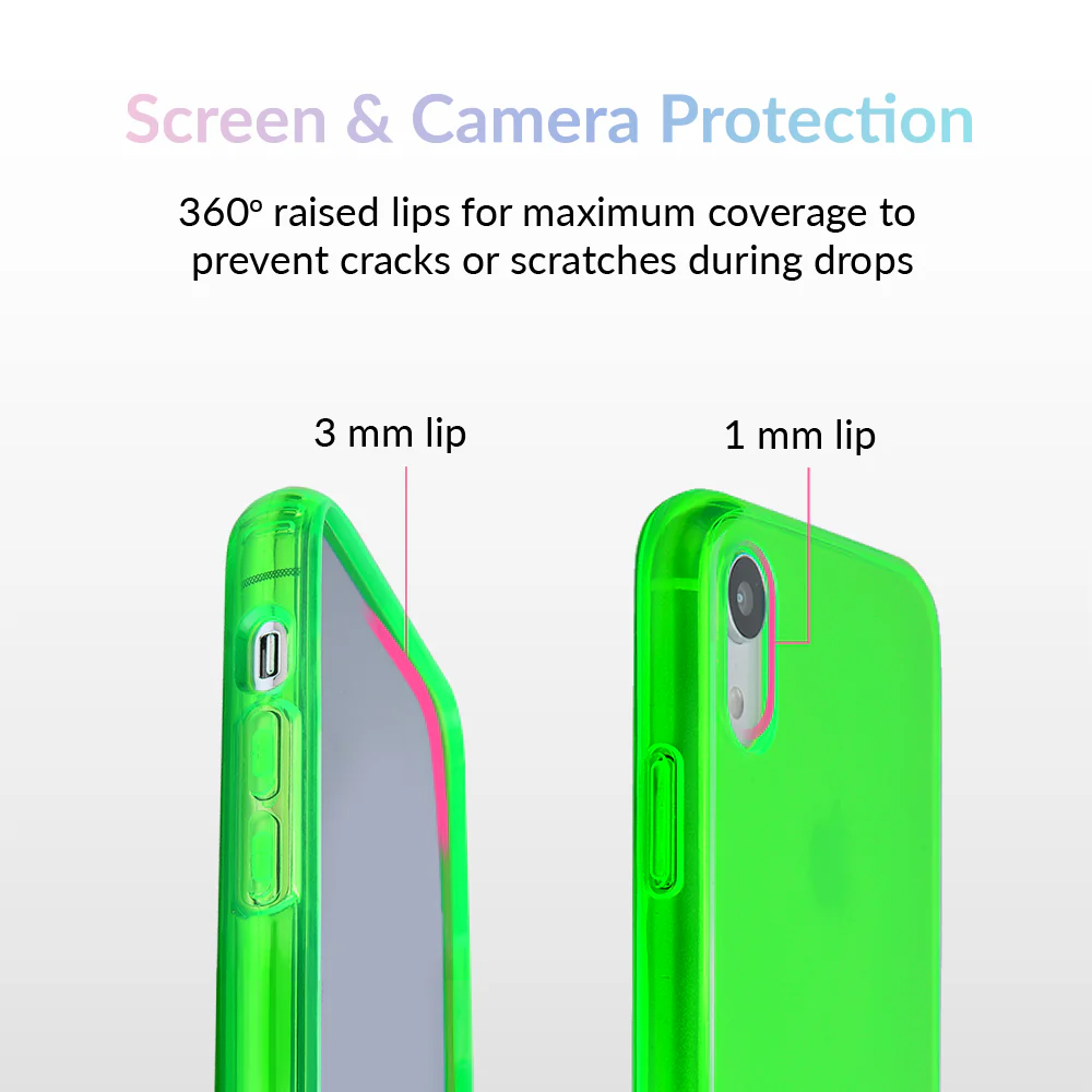 Neon Green Clear iPhone Case - Image 26