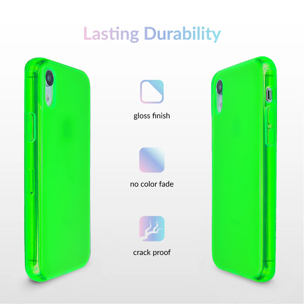 Neon Green Clear iPhone Case - Image 28