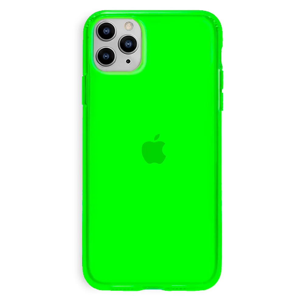 Neon Green Clear iPhone Case - Image 38